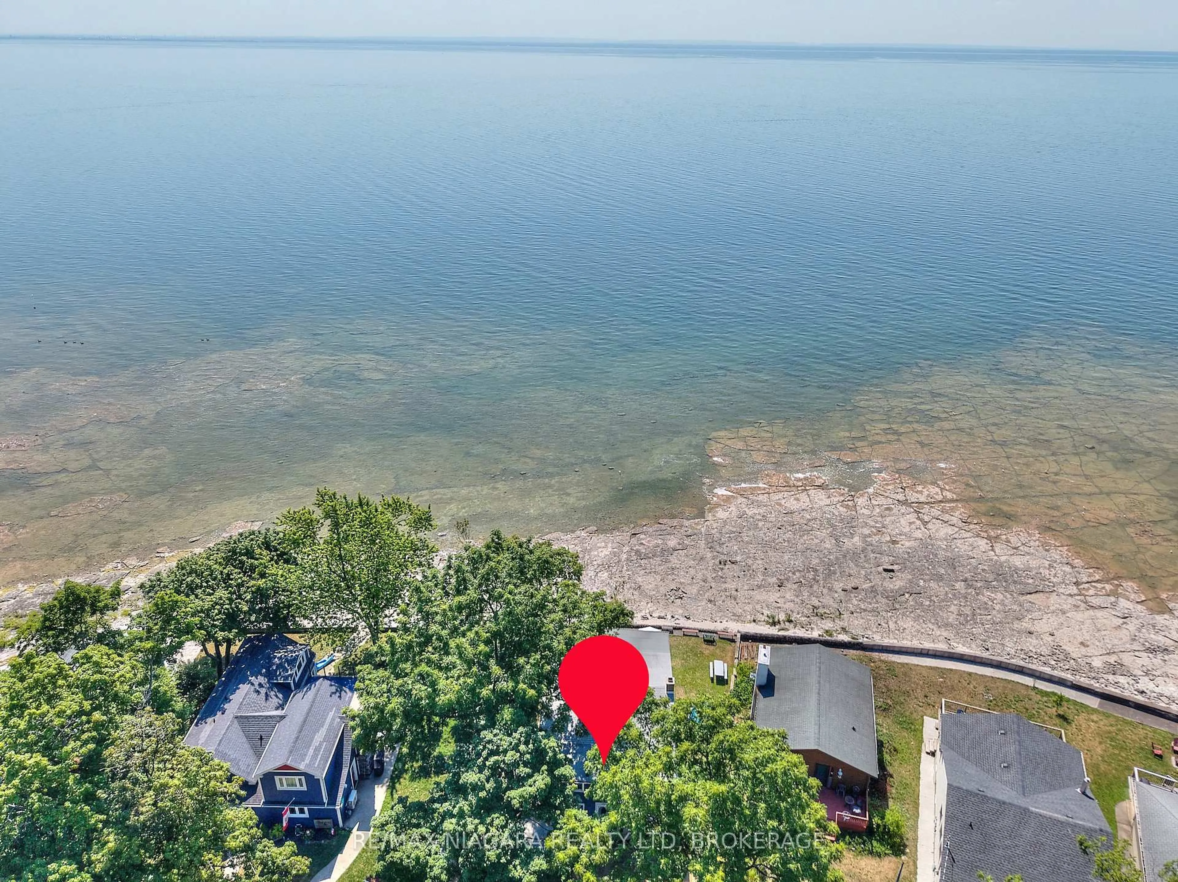 A pic from outside/outdoor area/front of a property/back of a property/a pic from drone, water/lake/river/ocean view for 3803 Terrace Lane, Fort Erie Ontario L0S 1B0