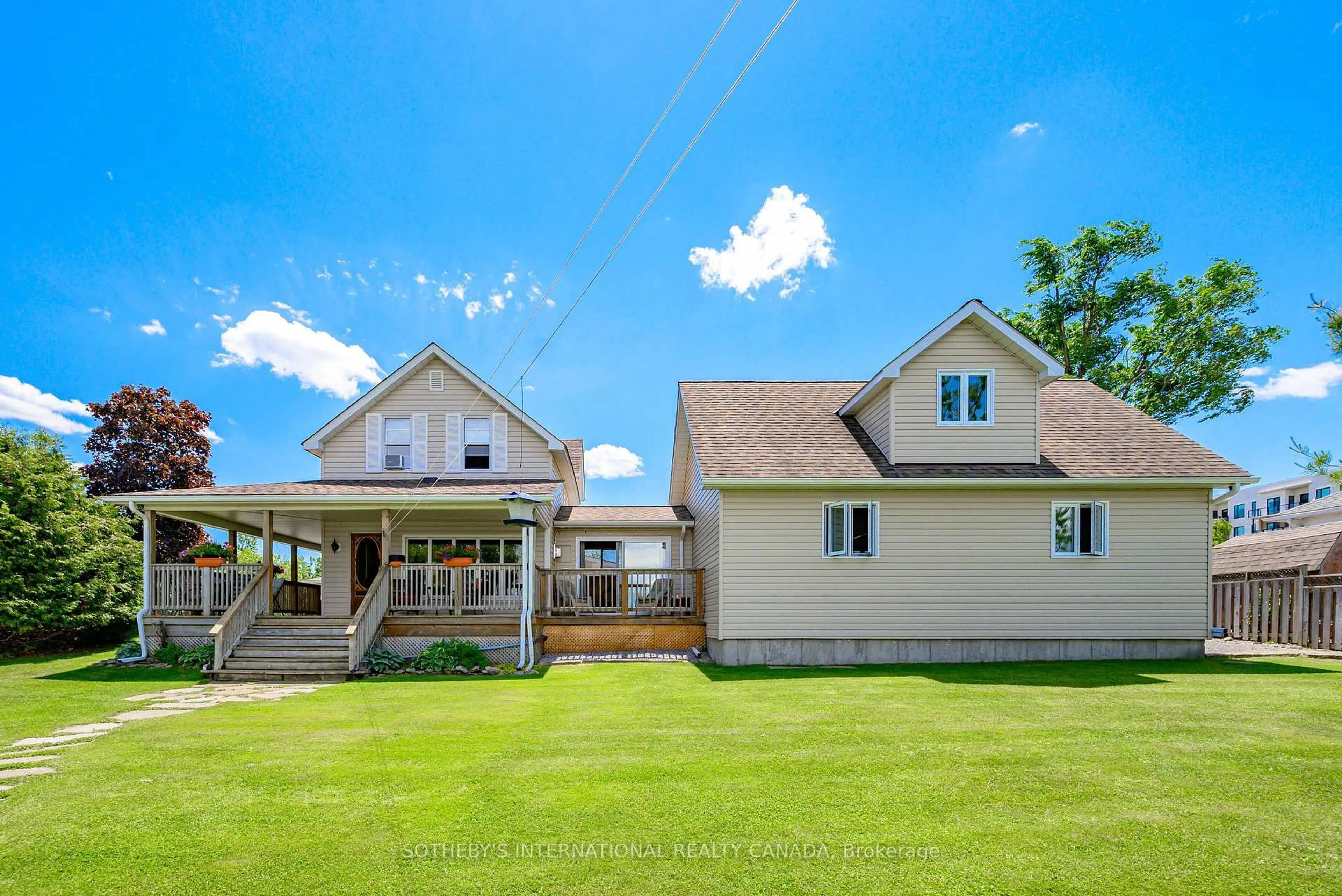 A pic from outside/outdoor area/front of a property/back of a property/a pic from drone, unknown for 66 West St, Kawartha Lakes Ontario K0M 1N0
