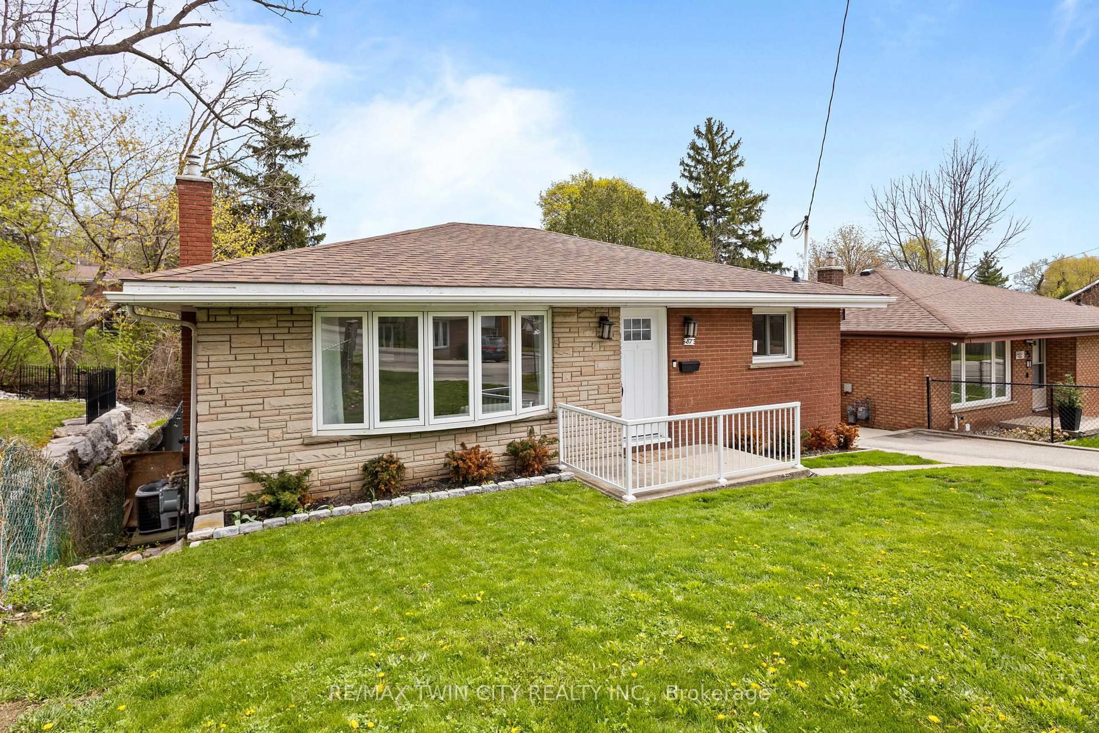 Home with brick exterior material, street for 87 St Paul Ave, Brantford Ontario N3T 4G1