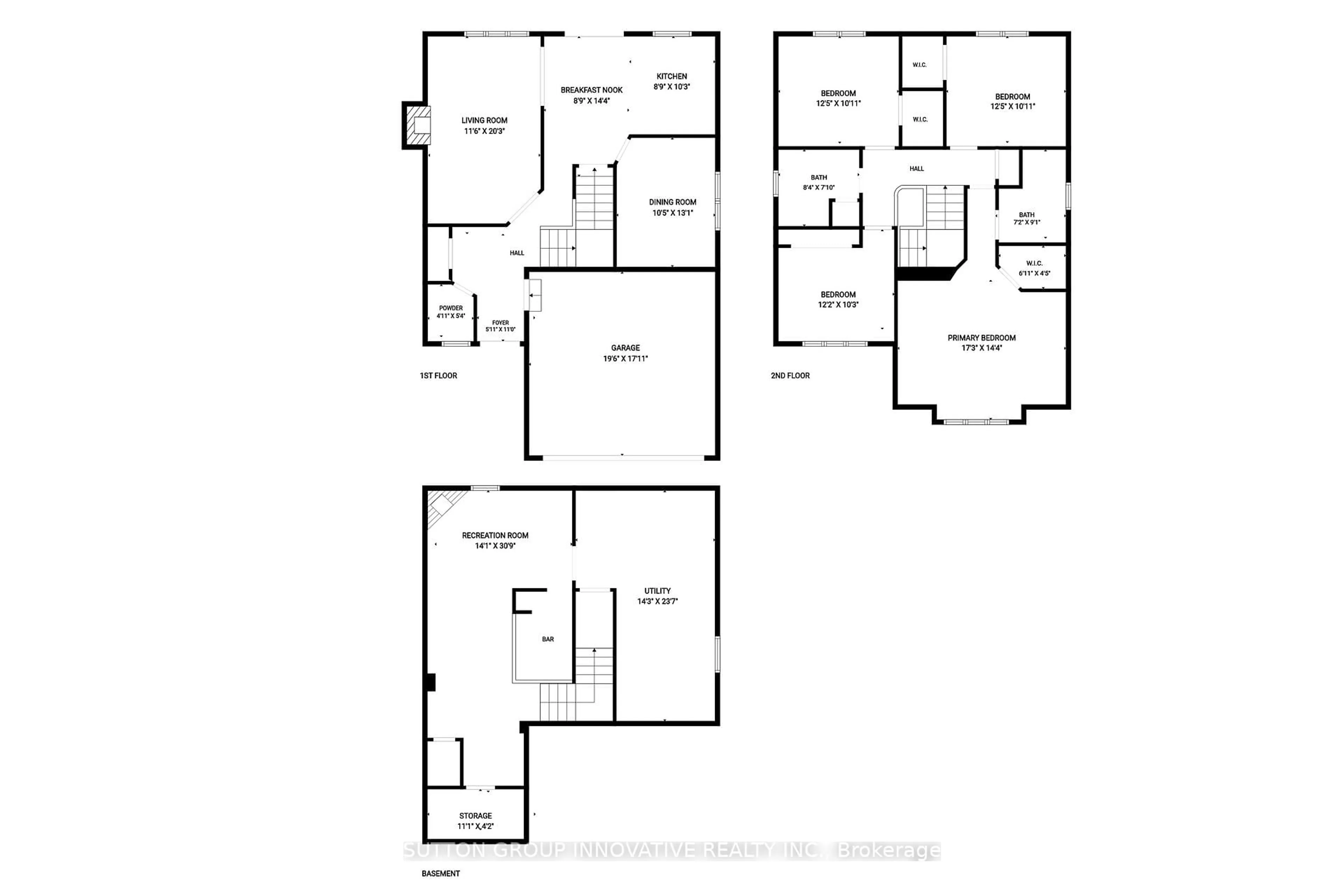 Floor plan for 47 Pantano Dr, Hamilton Ontario L9B 2S8