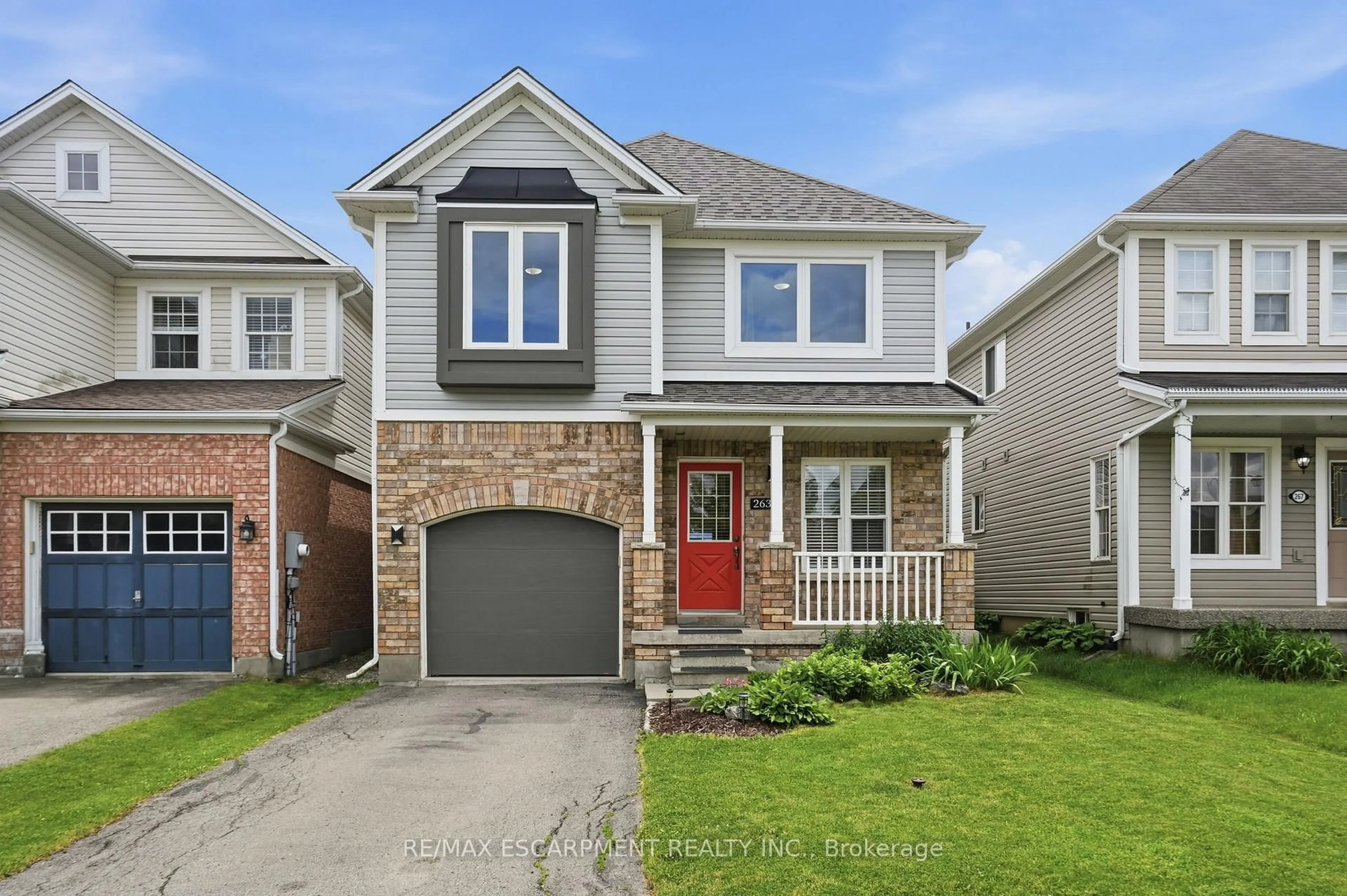 Home with brick exterior material, street for 263 Windwood Dr, Hamilton Ontario L0R 1C0