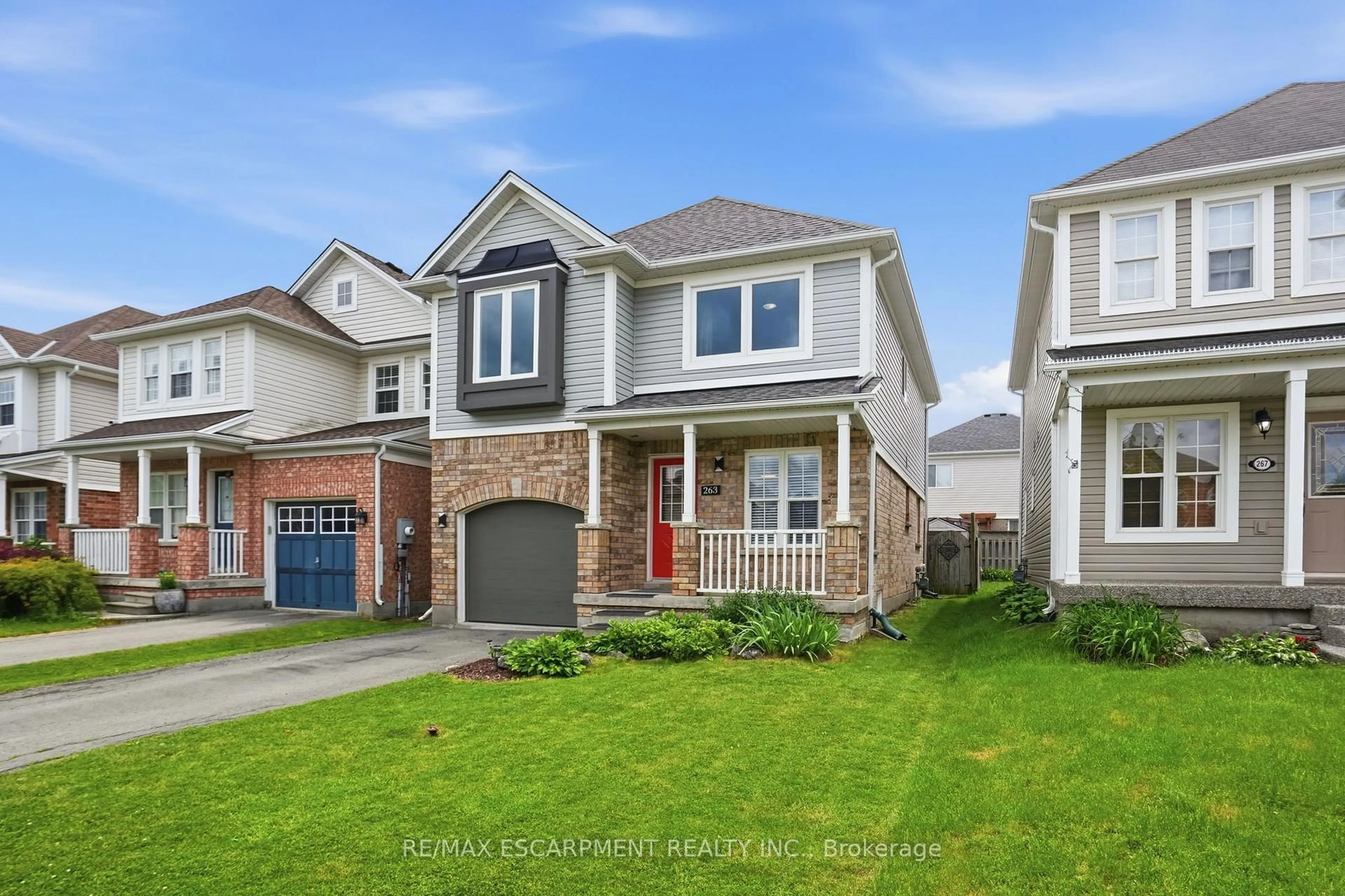 Home with brick exterior material, street for 263 Windwood Dr, Hamilton Ontario L0R 1C0