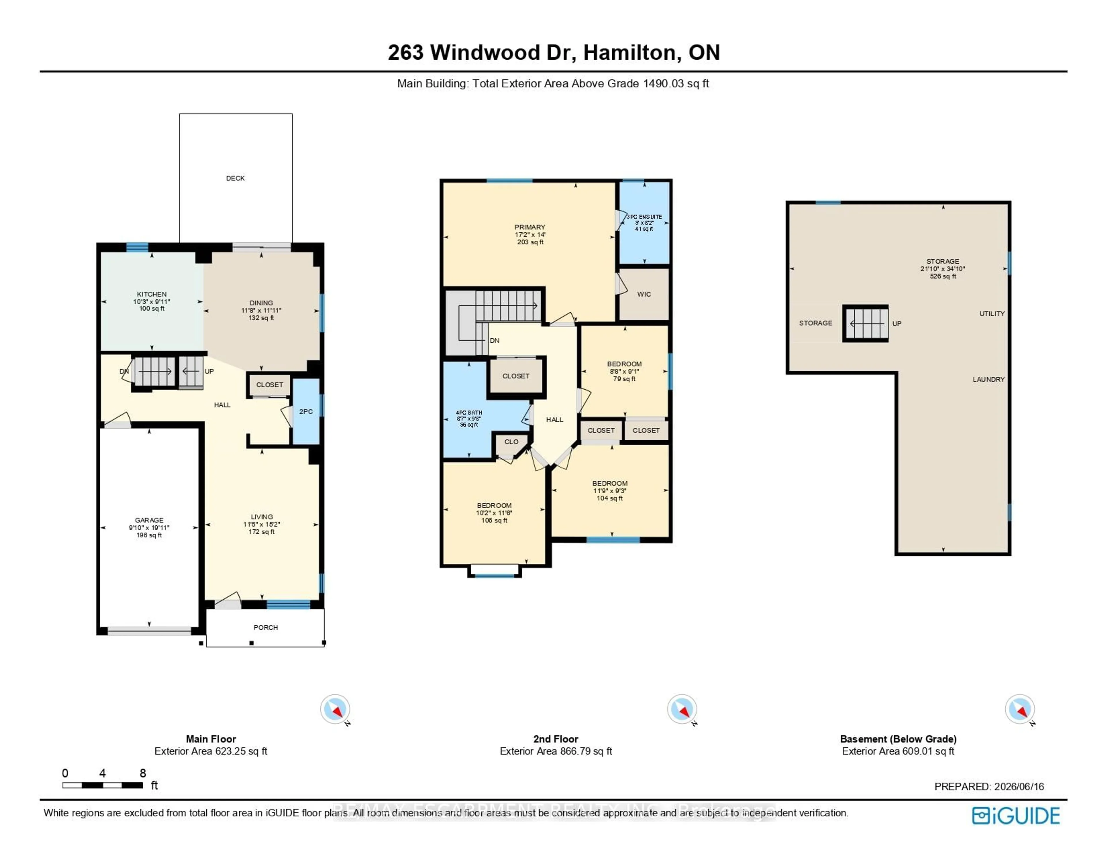 Floor plan for 263 Windwood Dr, Hamilton Ontario L0R 1C0