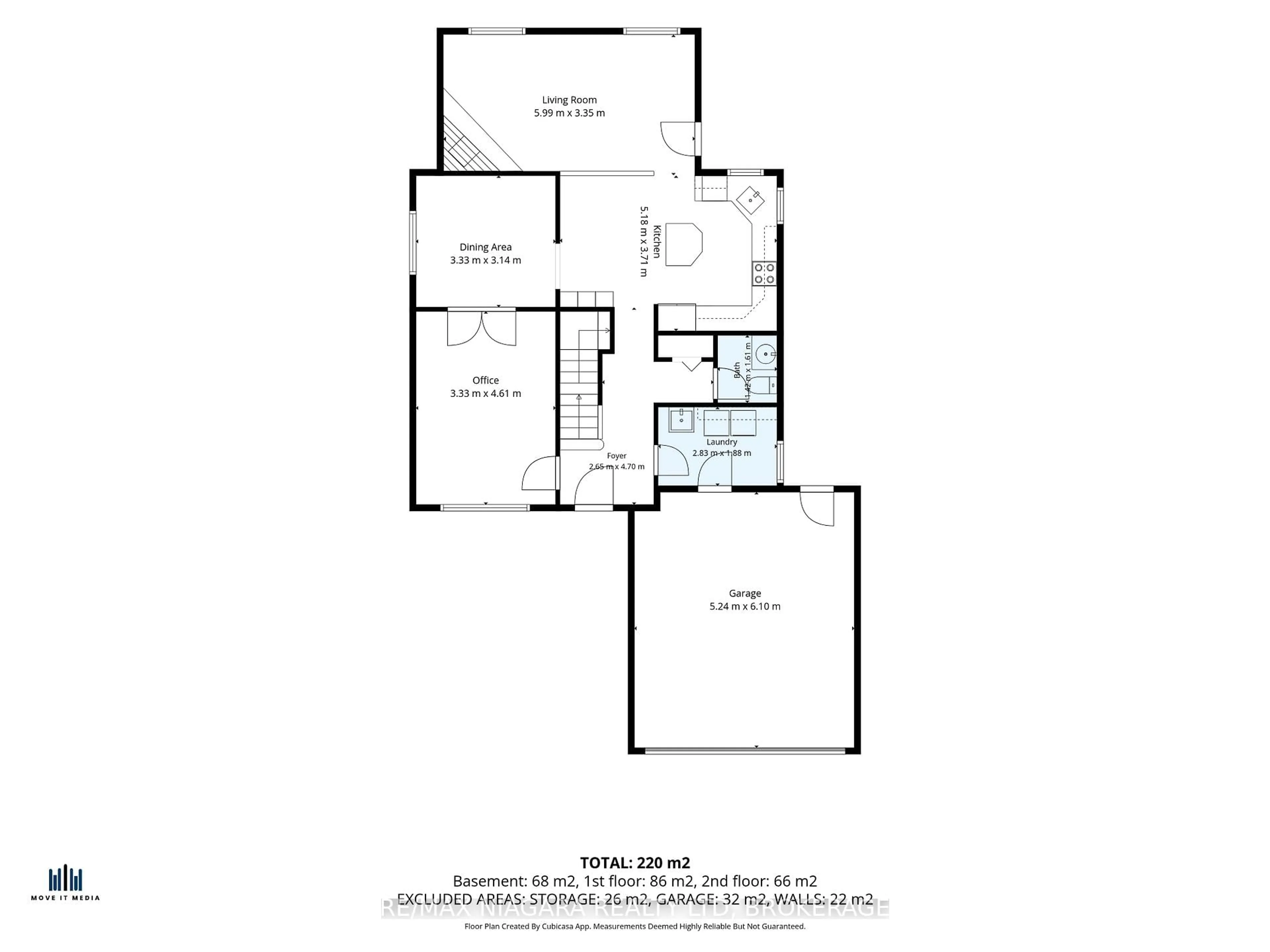 Floor plan for 206 CONFEDERATION Ave, Thorold Ontario L2V 5A2