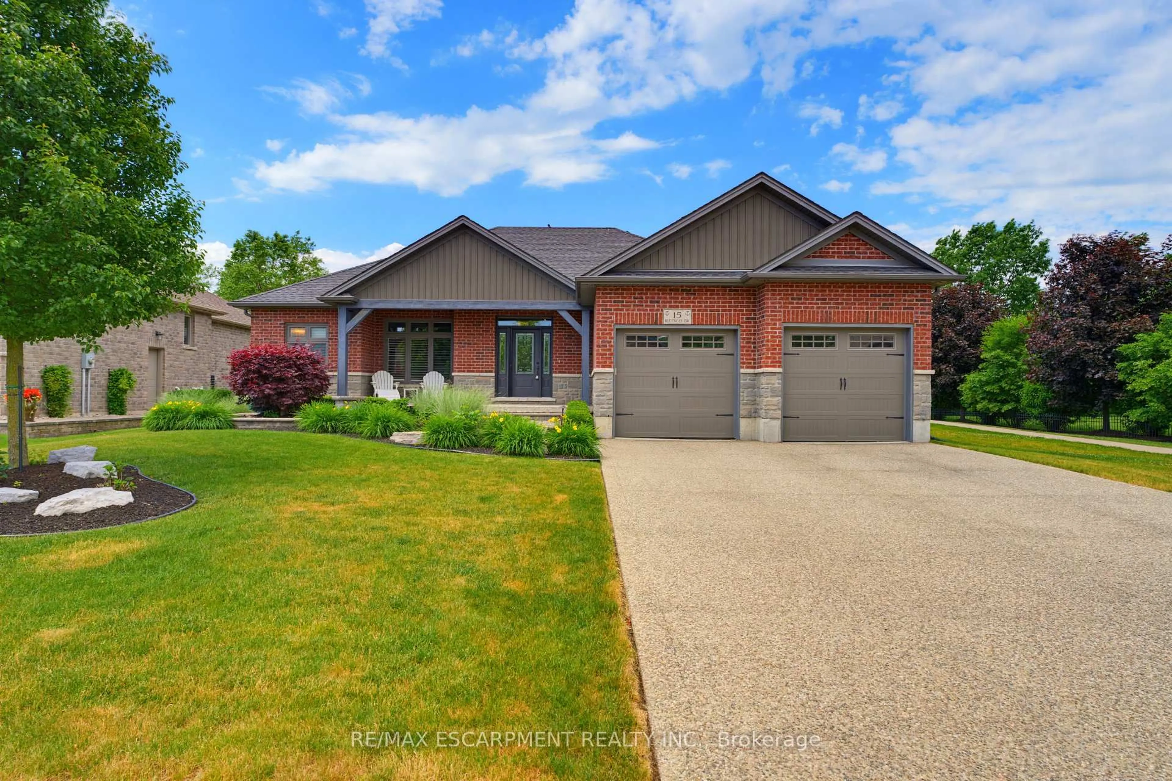 Home with brick exterior material, street for 15 Bluenose Dr, Norfolk Ontario N0A 1N7
