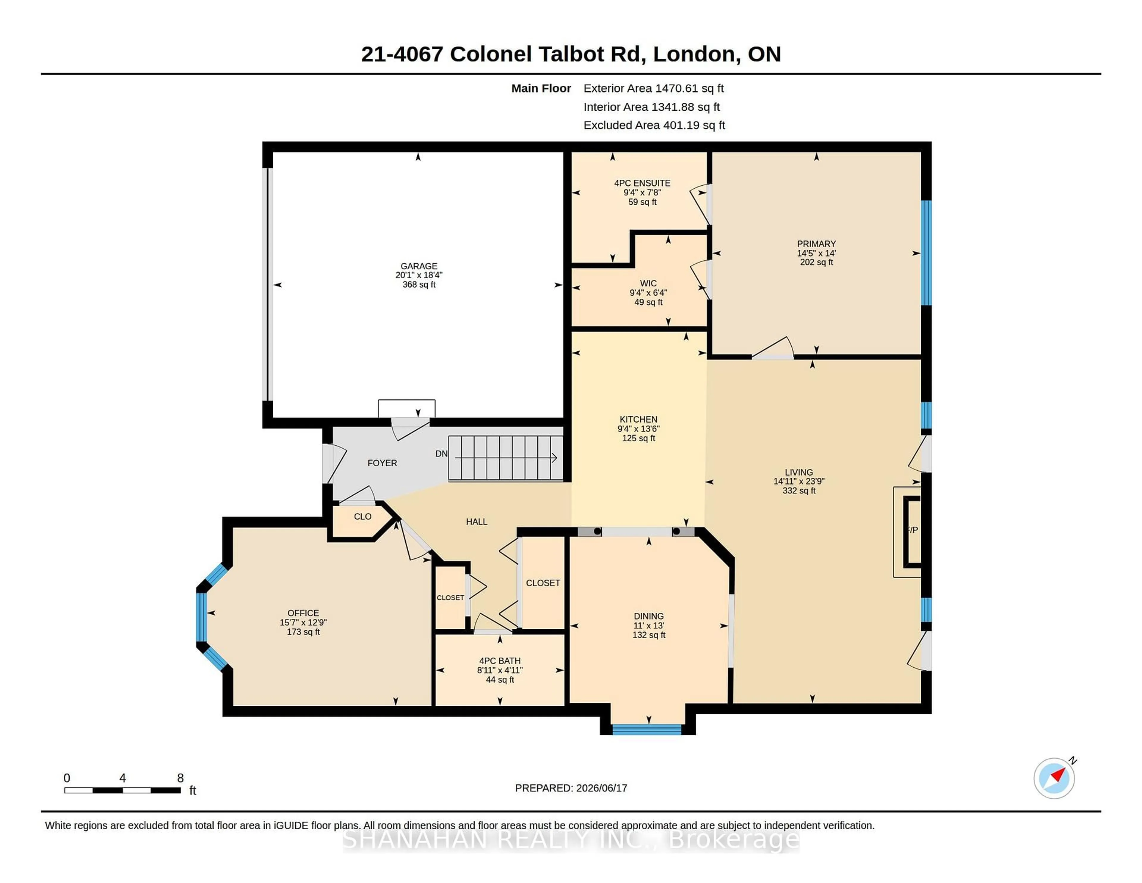 Floor plan for 4067 Colonel Talbot Rd #21, London South Ontario N6P 1V9