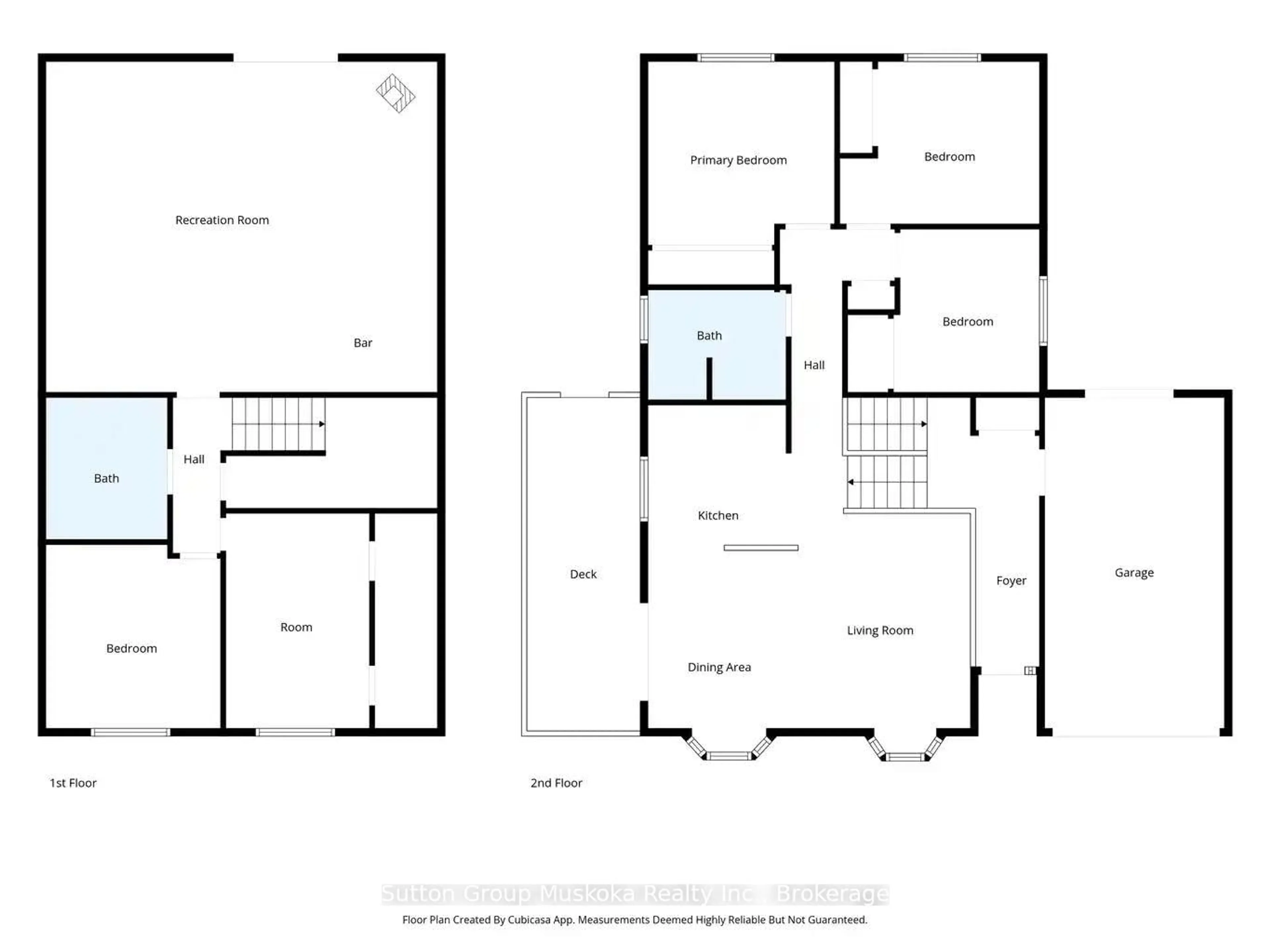 Floor plan for 8 Gouldie St, Huntsville Ontario P1H 1M5