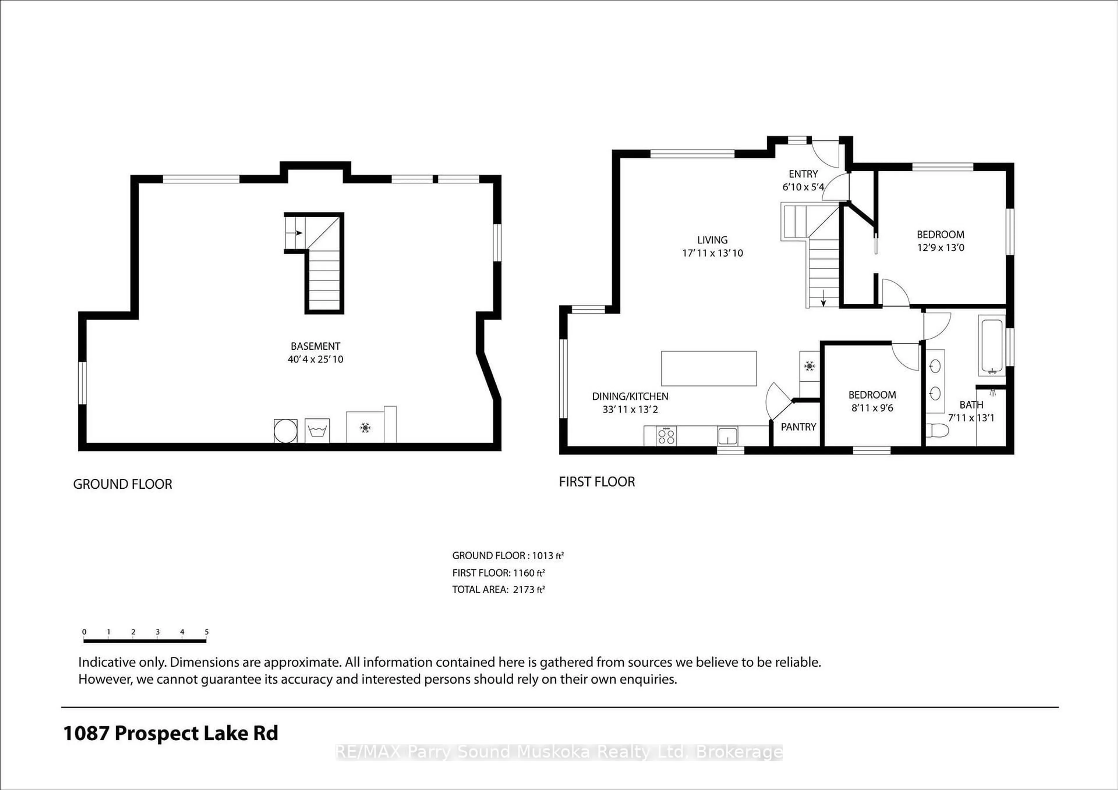 Floor plan for 1087 Prospect Lake Rd, Bracebridge Ontario P1L 1X1