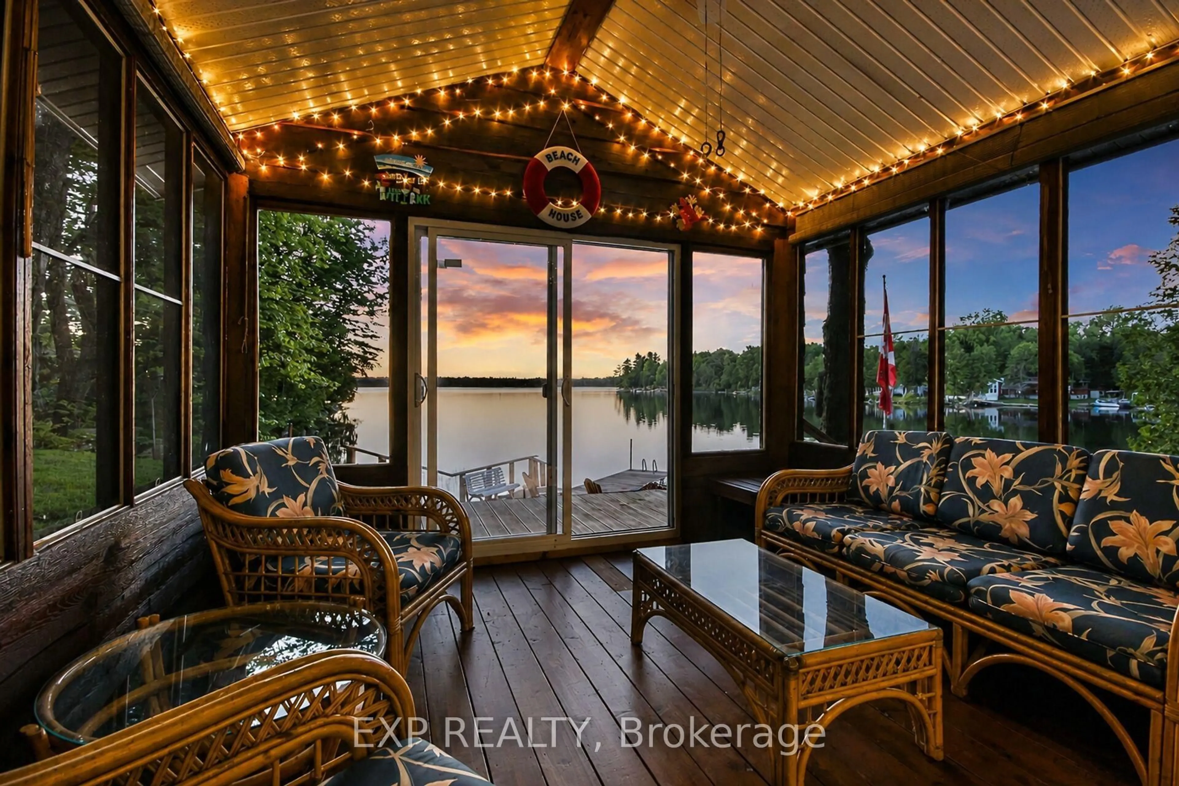 Patio, water/lake/river/ocean view for 152 Lakeland Lane, Clayton Ontario K0A 1P0