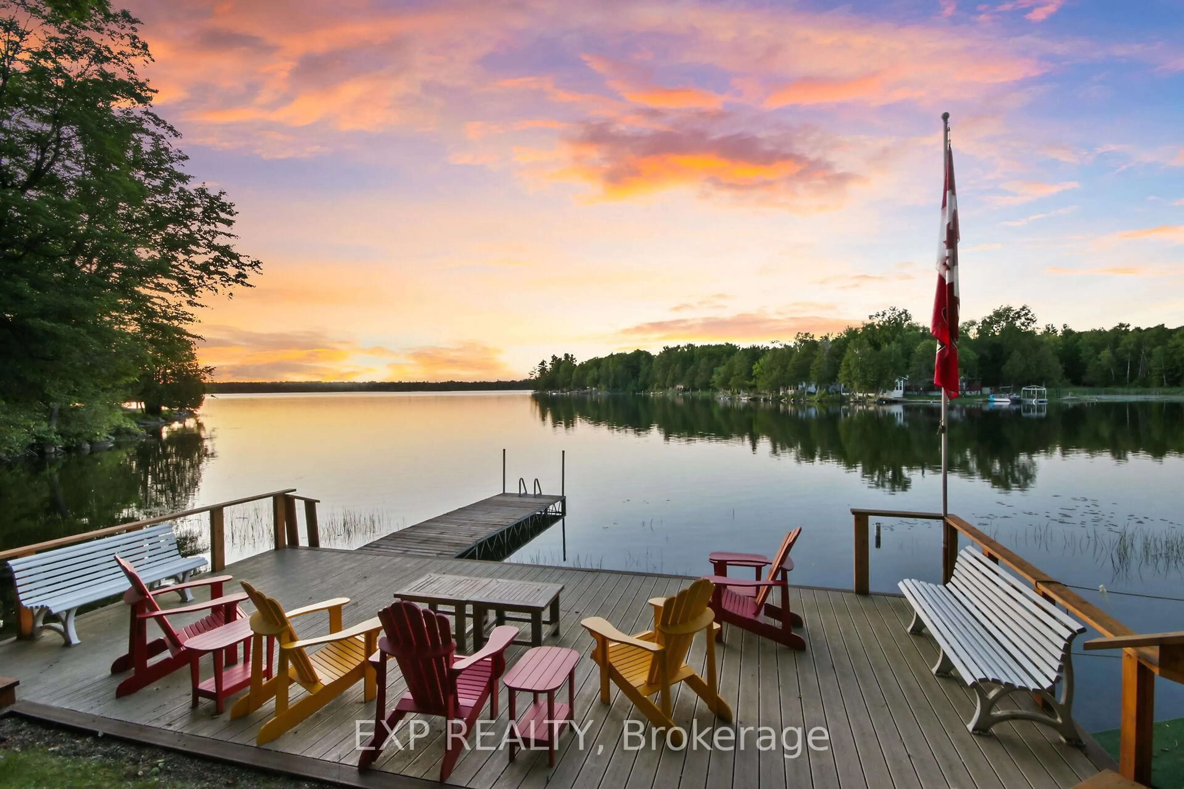 Patio, water/lake/river/ocean view for 152 Lakeland Lane, Clayton Ontario K0A 1P0
