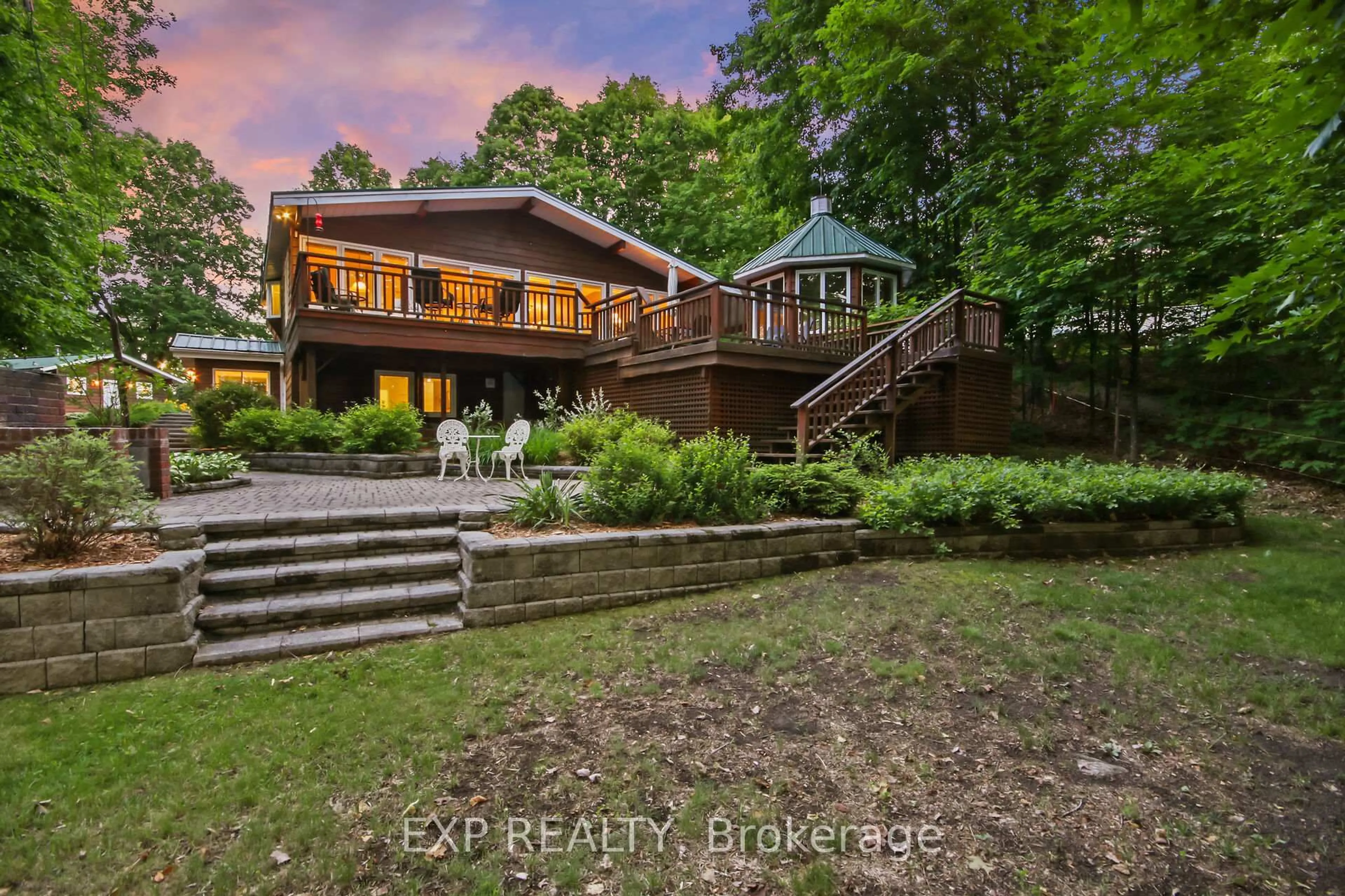 A pic from outside/outdoor area/front of a property/back of a property/a pic from drone, water/lake/river/ocean view for 152 Lakeland Lane, Clayton Ontario K0A 1P0
