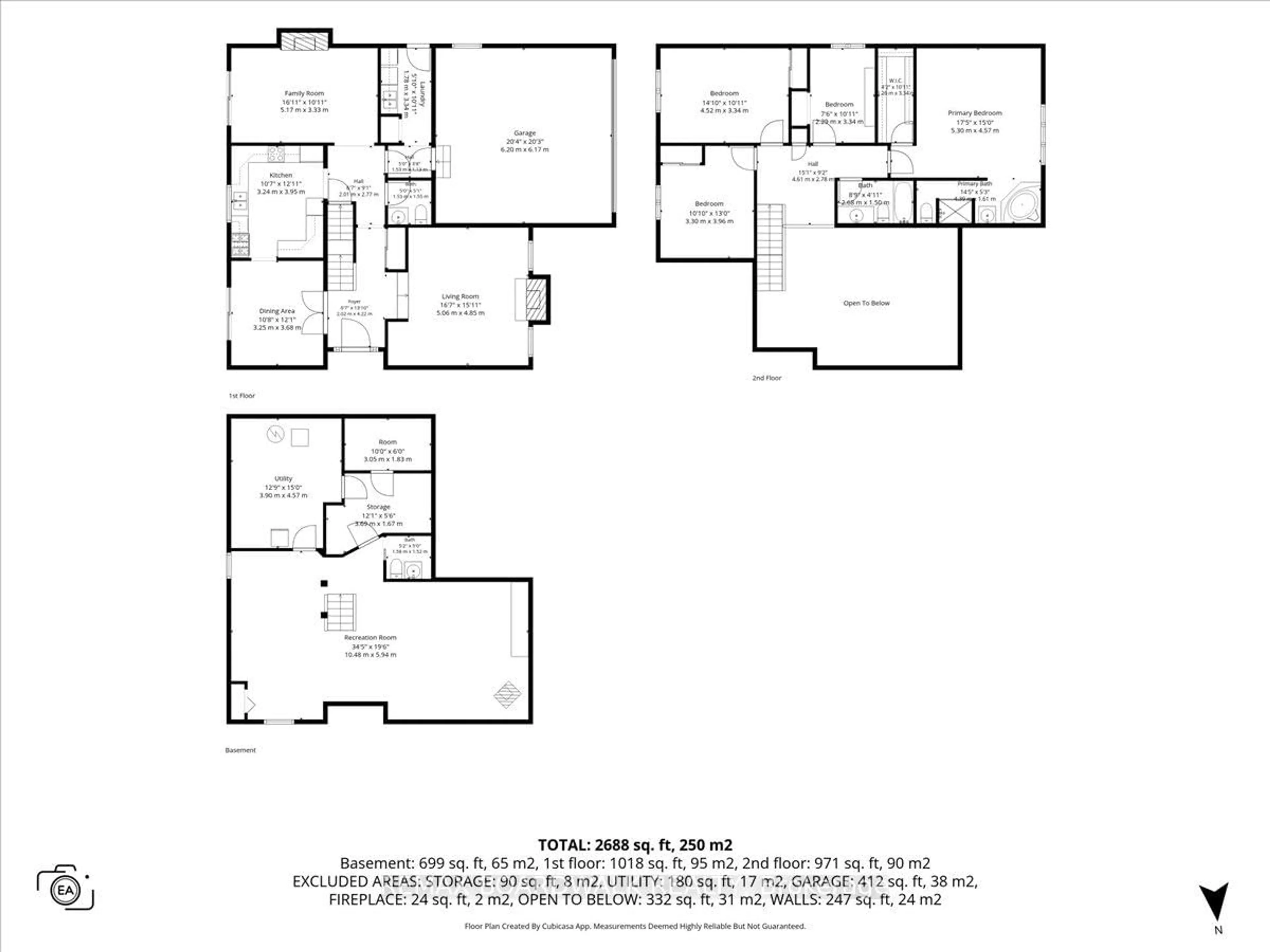 Floor plan for 13 Pommel Cres, Ottawa Ontario K2M 1A3