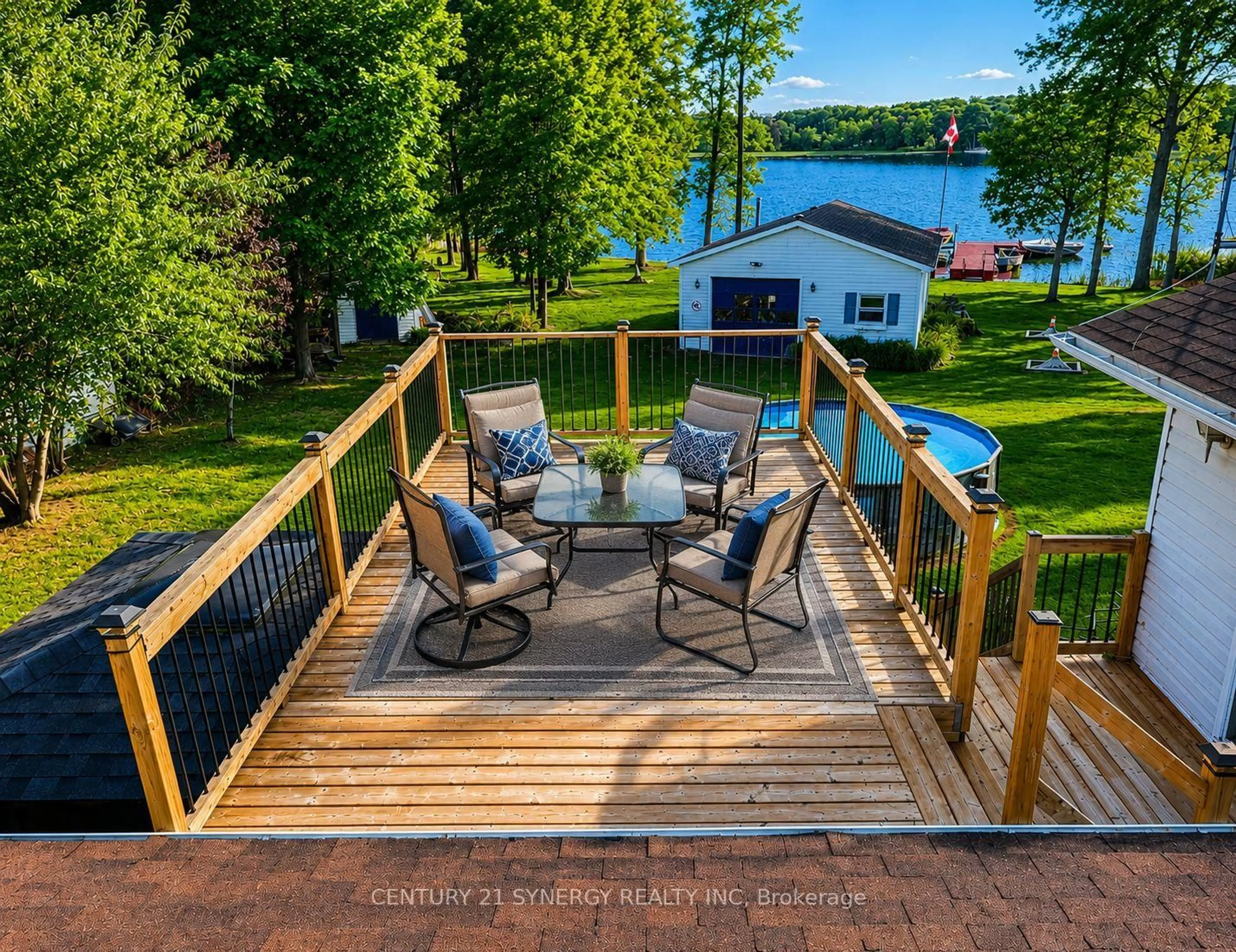 Patio, water/lake/river/ocean view for 103 Mcveety Rd, Perth Ontario K7H 3C7