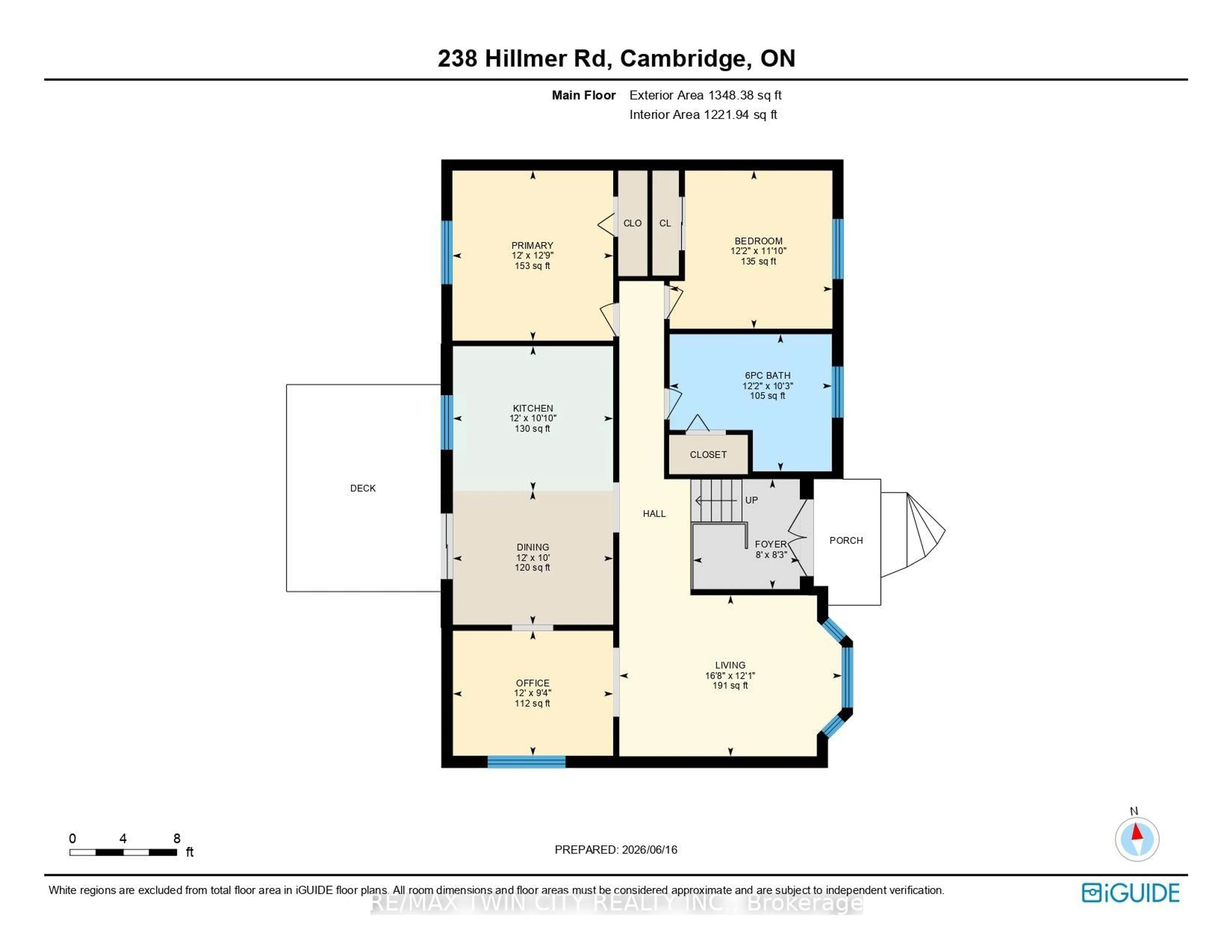 Floor plan for 238 Hillmer Rd, Cambridge Ontario N1R 6N8