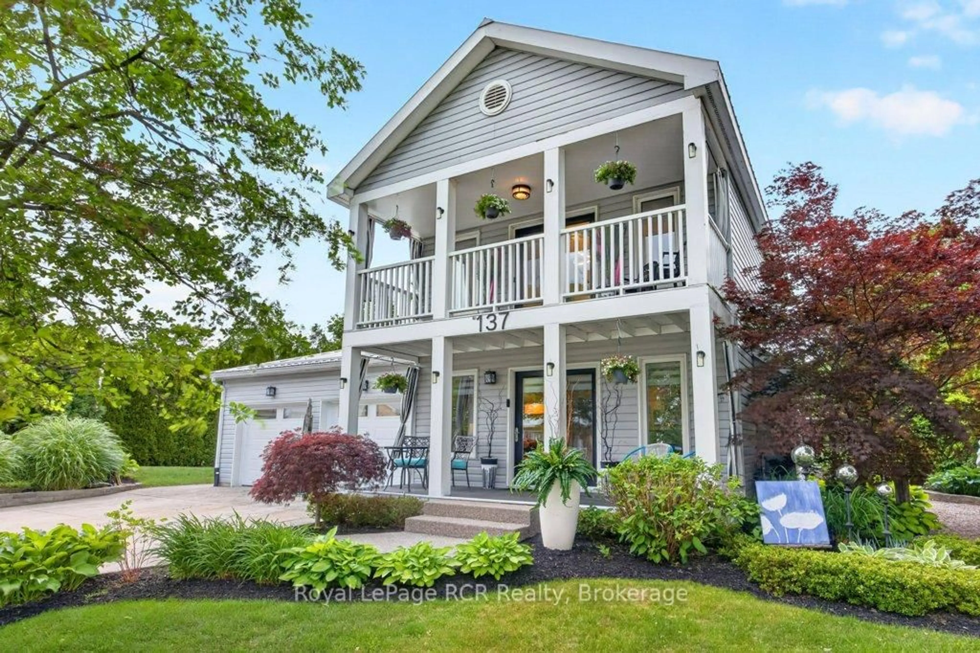 Home with vinyl exterior material, street for 383 Mcnabb St #137, Saugeen Shores Ontario N0H 2L0