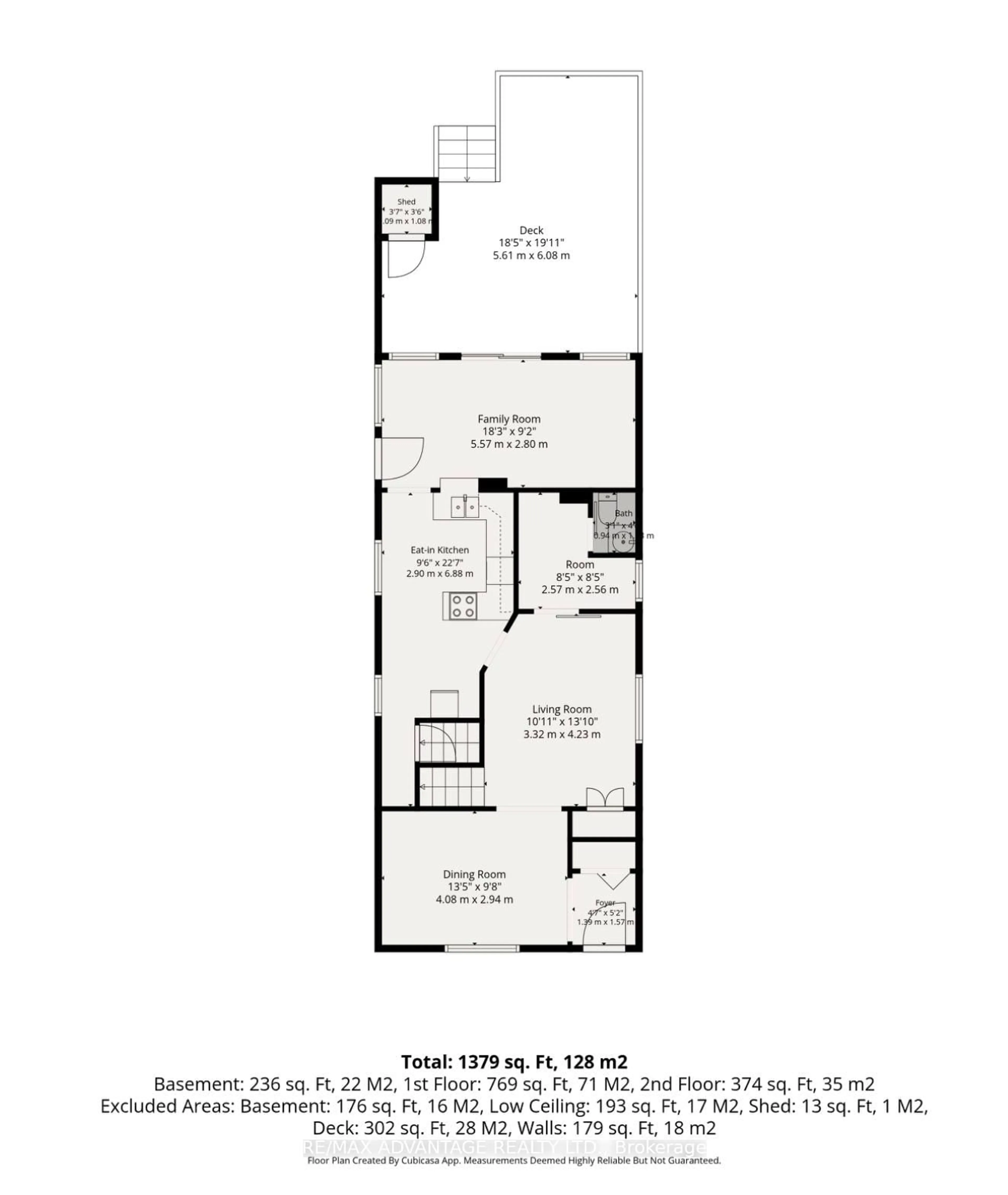 Floor plan for 41 Vauxhall St, London East Ontario N5Z 1B3