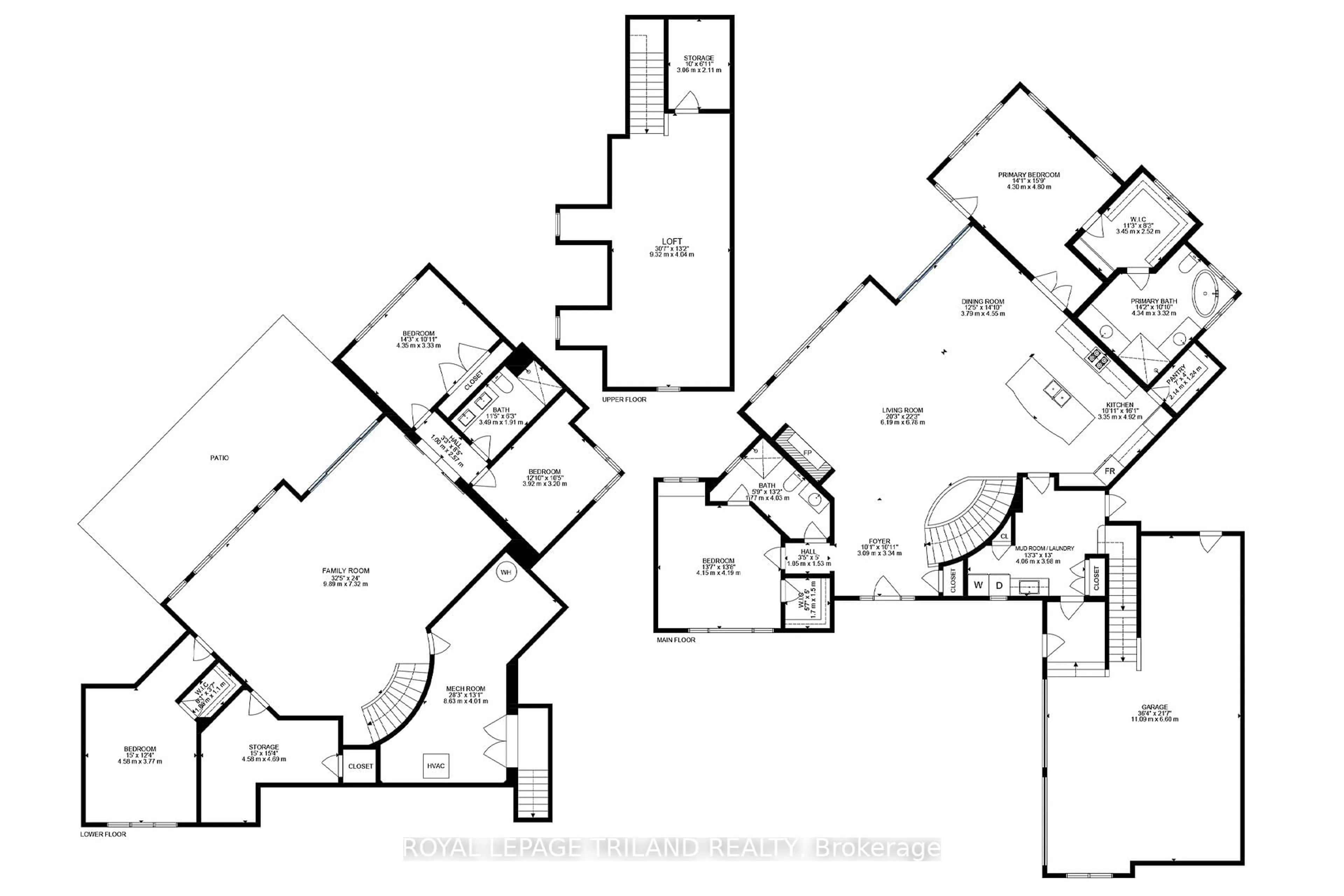 Floor plan for 10445 Pinetree Dr, Lambton Shores Ontario N0M 1T0
