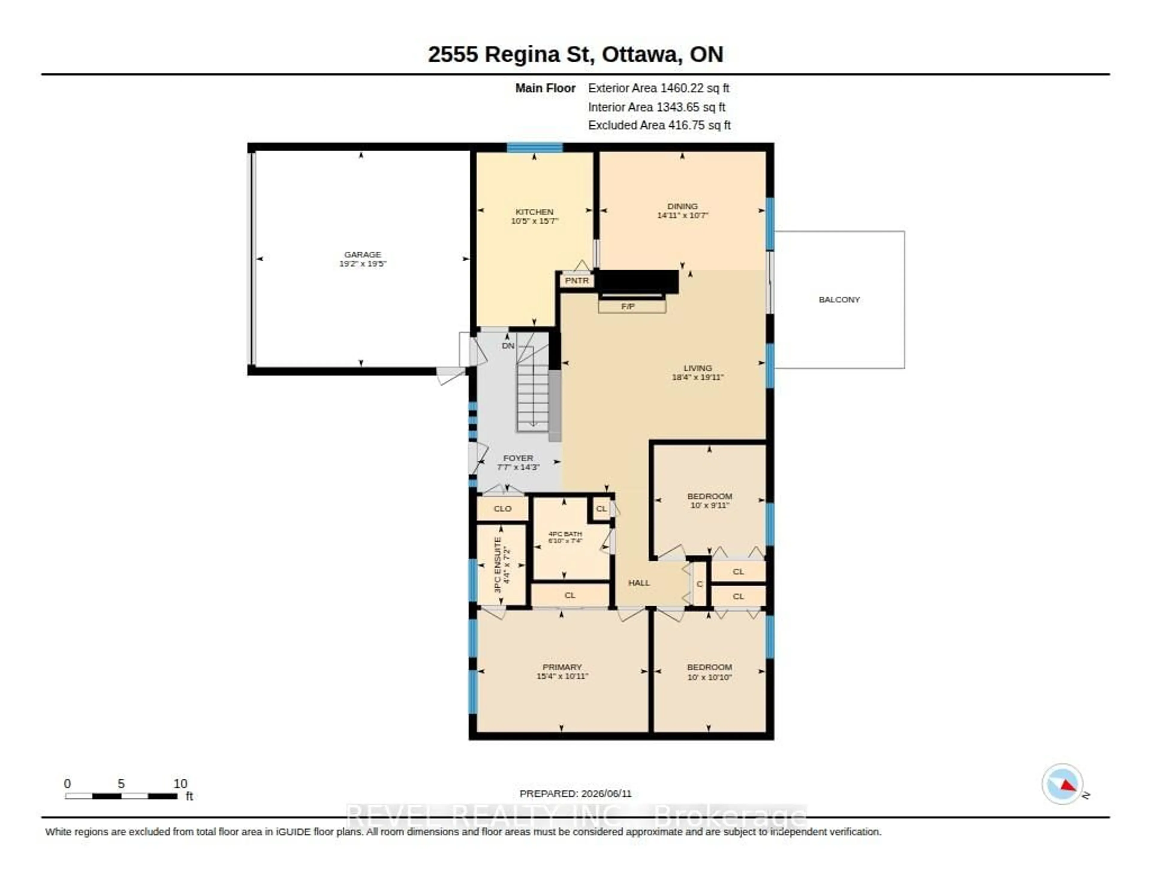 Floor plan for 2555 Regina St, Ottawa Ontario K2B 6X4