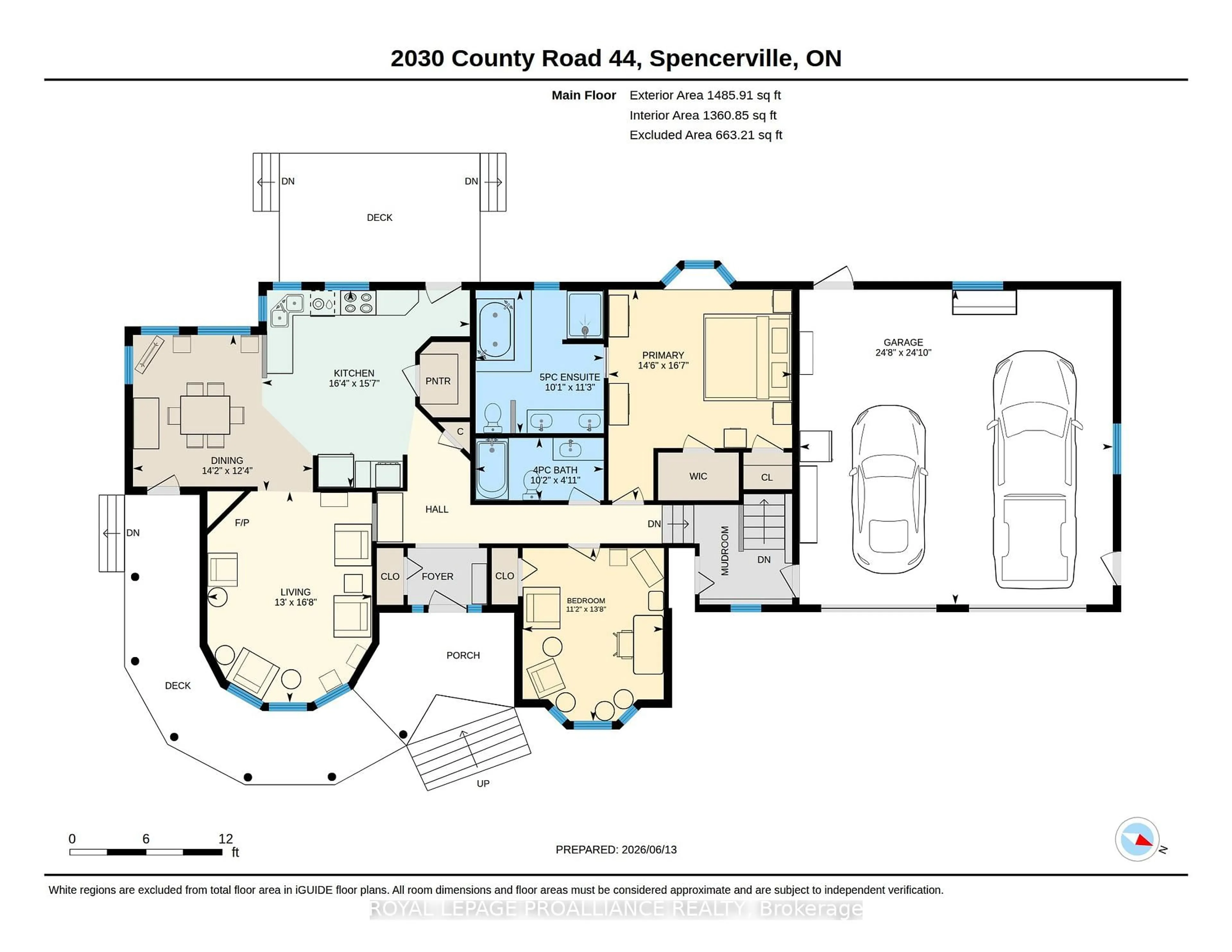 Floor plan for 2030 County Rd 44 Rd, Edwardsburgh/Cardinal Ontario K0E 1X0