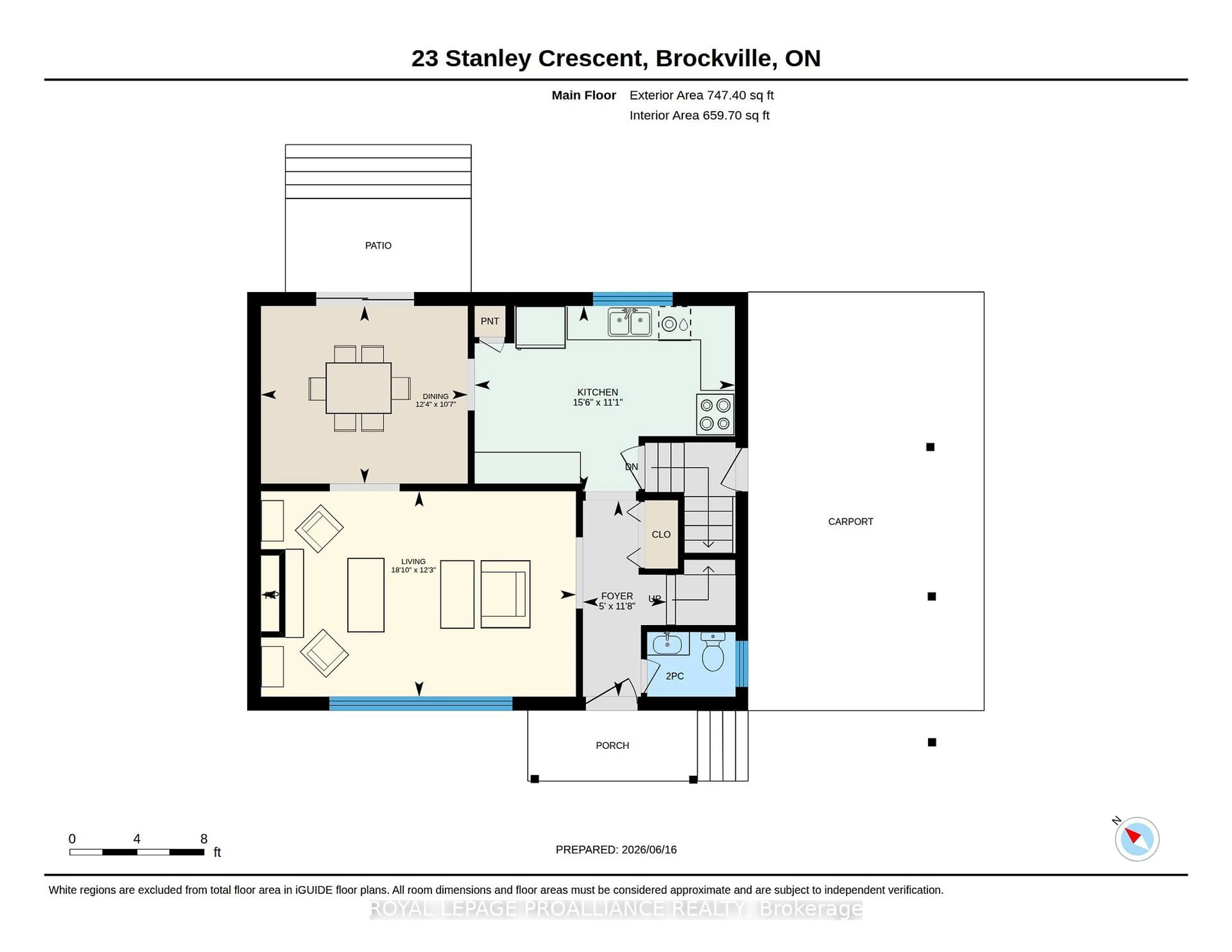 Floor plan for 23 Stanley Cres, Brockville Ontario K6V 2S9