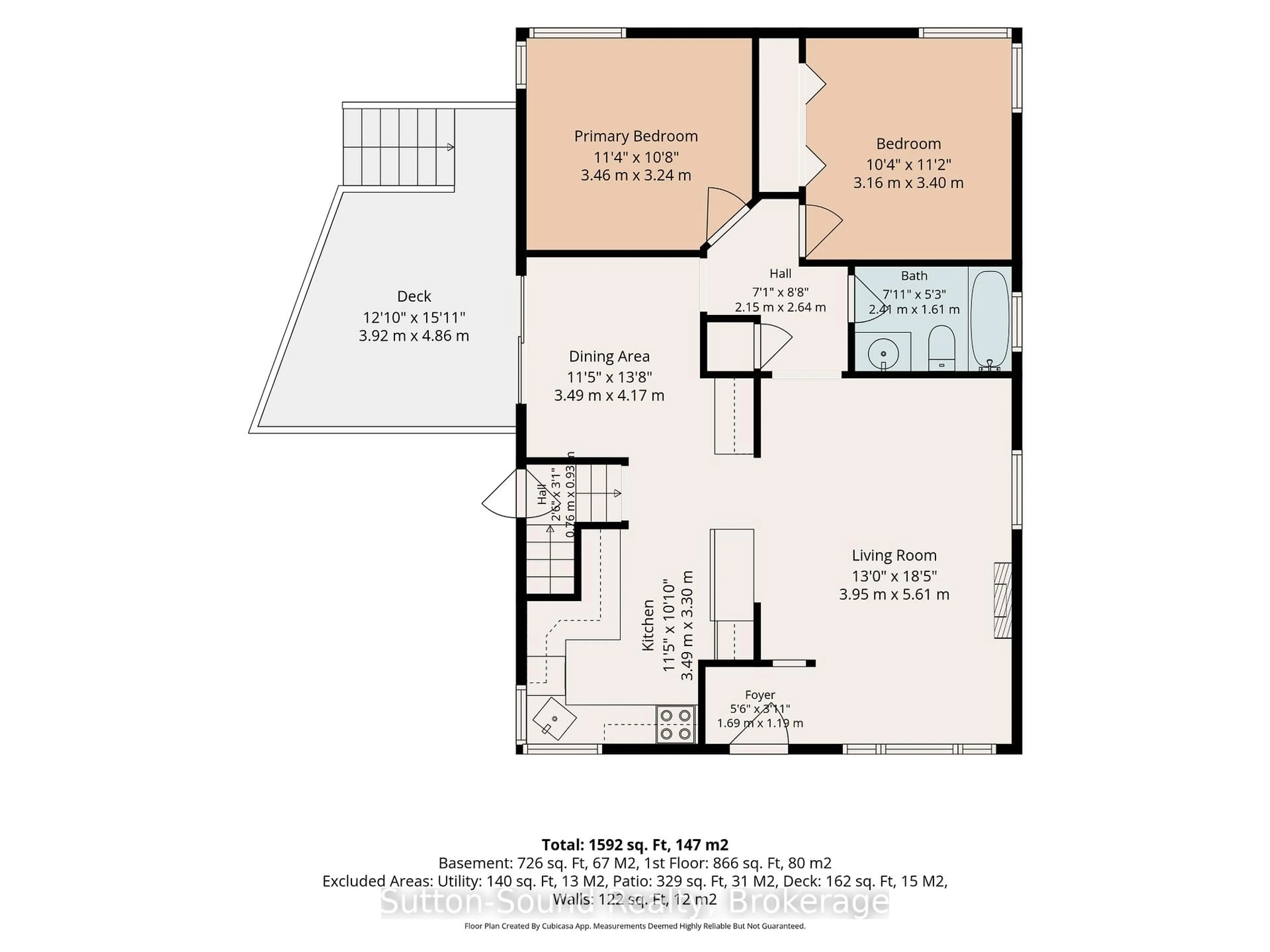 Floor plan for 2204 7th Ave, Owen Sound Ontario N4K 5L7