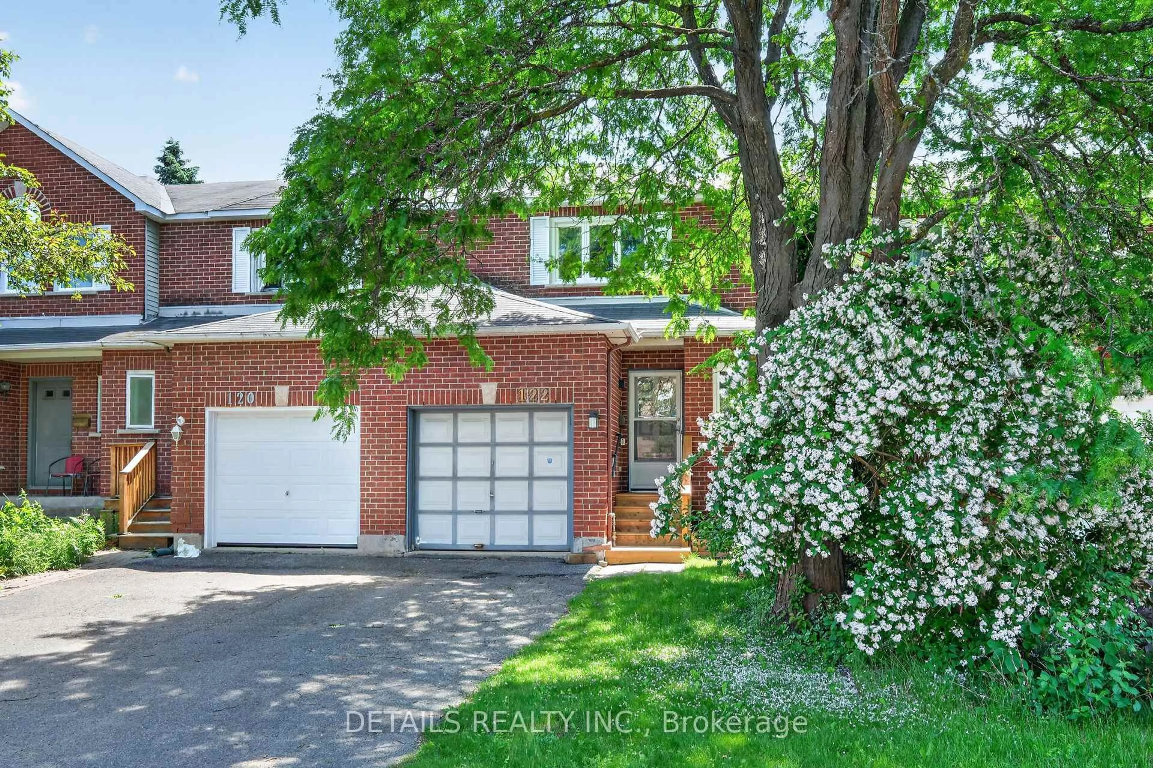 Home with brick exterior material, street for 122 Ashpark Cres, Ottawa Ontario K1T 3N6