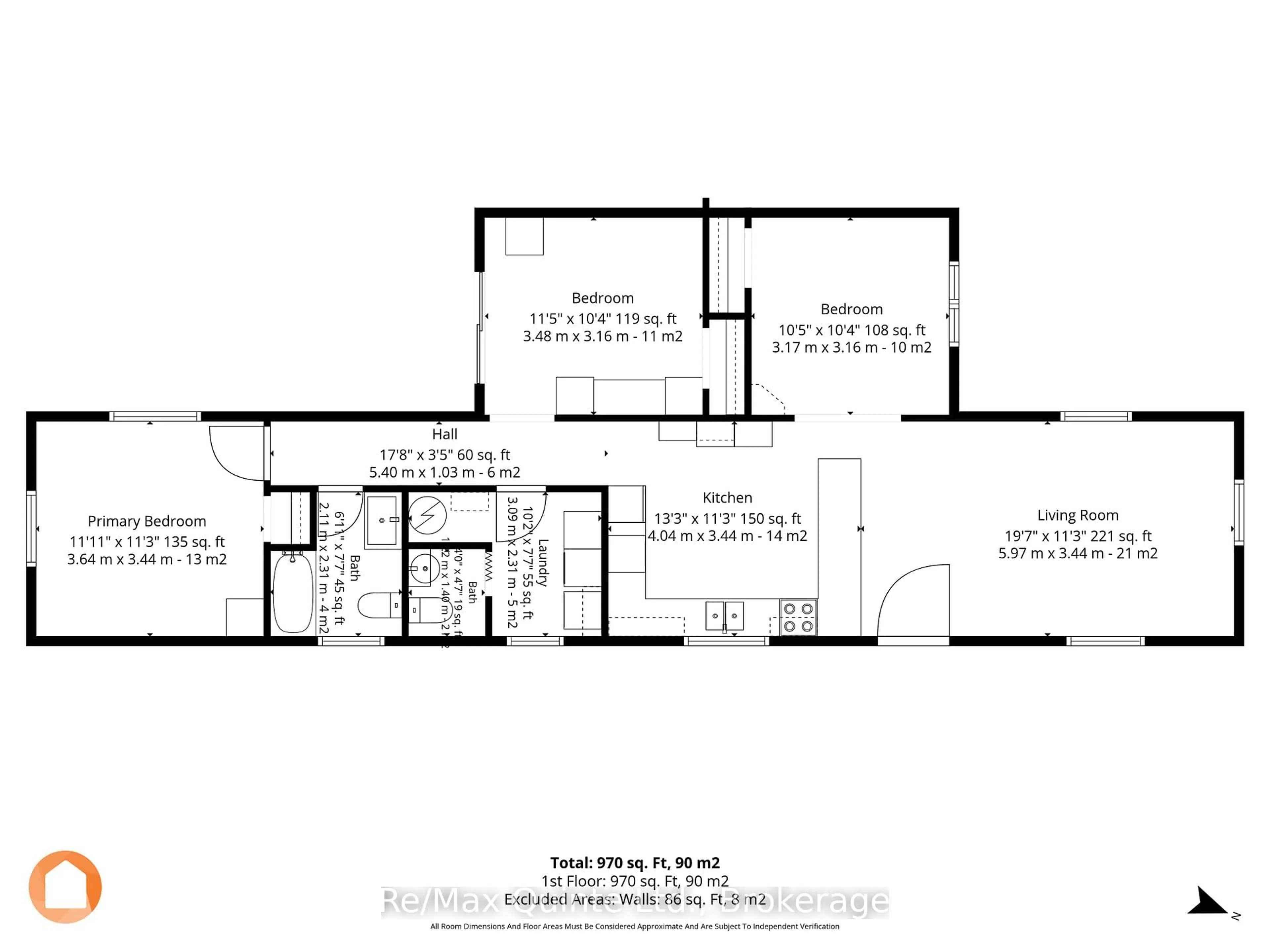 Floor plan for 11 GROUSE Lane, Quinte West Ontario K8N 4Z3