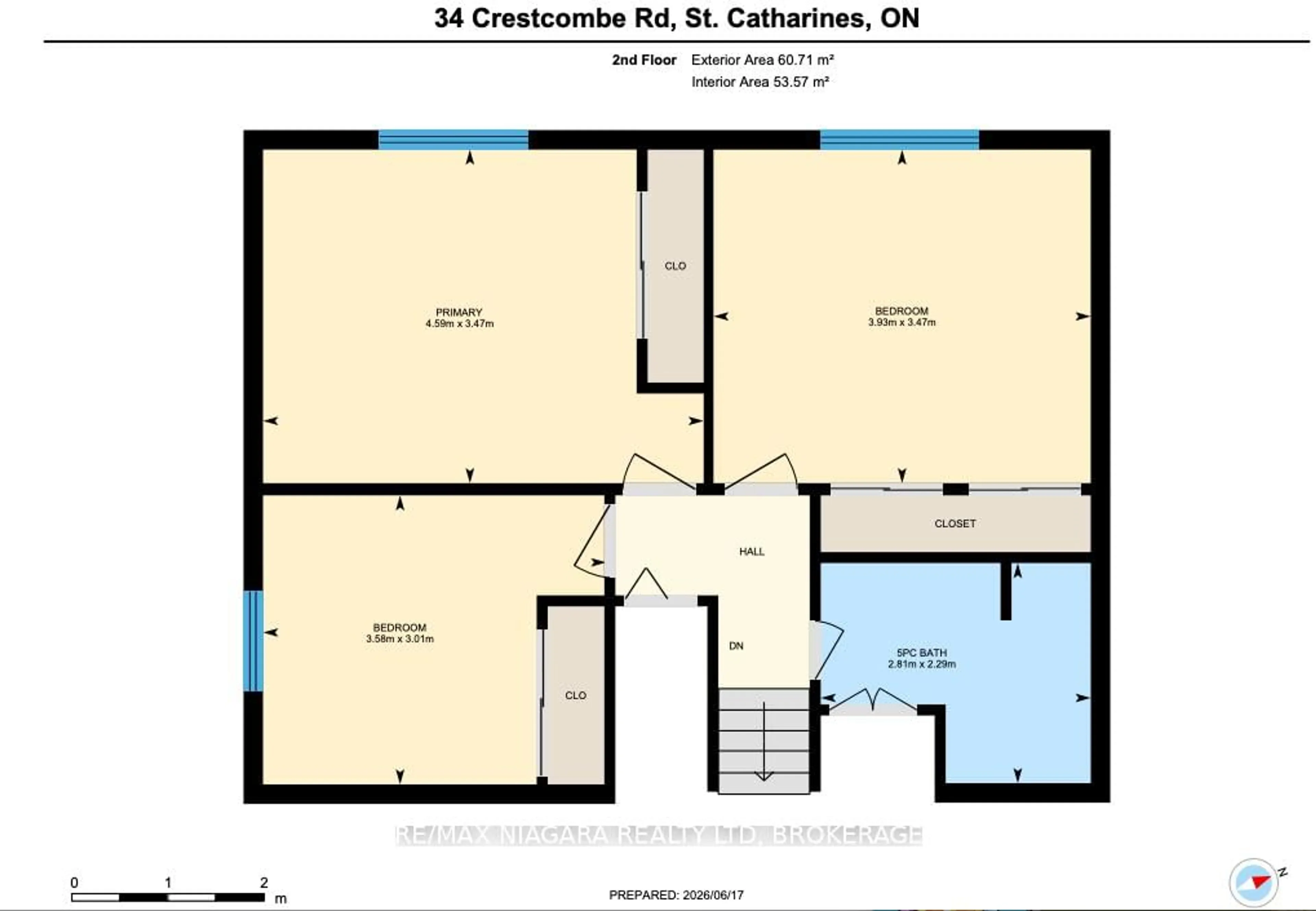 Floor plan for 34 Crestcombe Rd, St. Catharines Ontario L2S 2J4