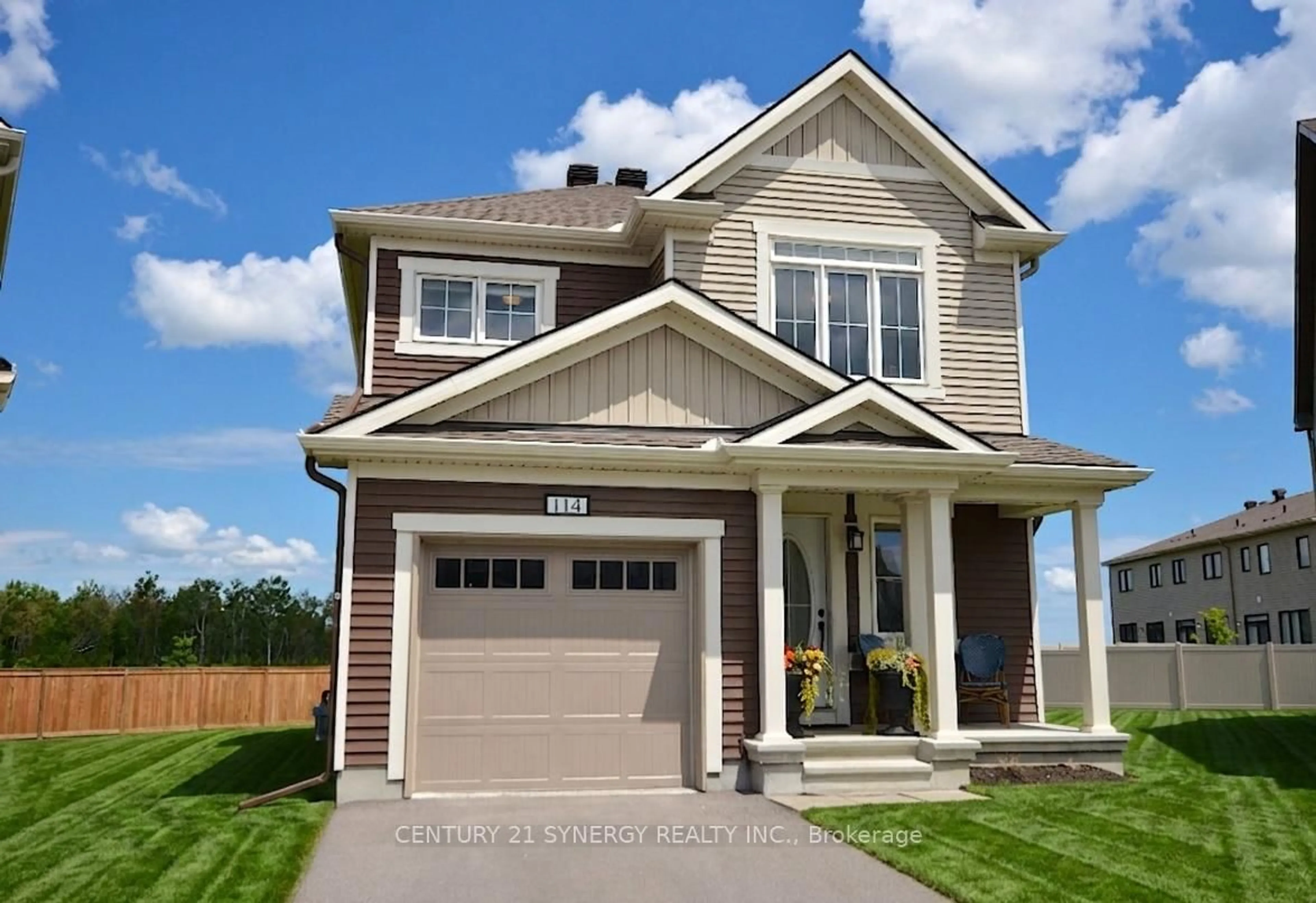 Home with vinyl exterior material, street for 114 Unity Pl, Ottawa Ontario K2S 2Y8