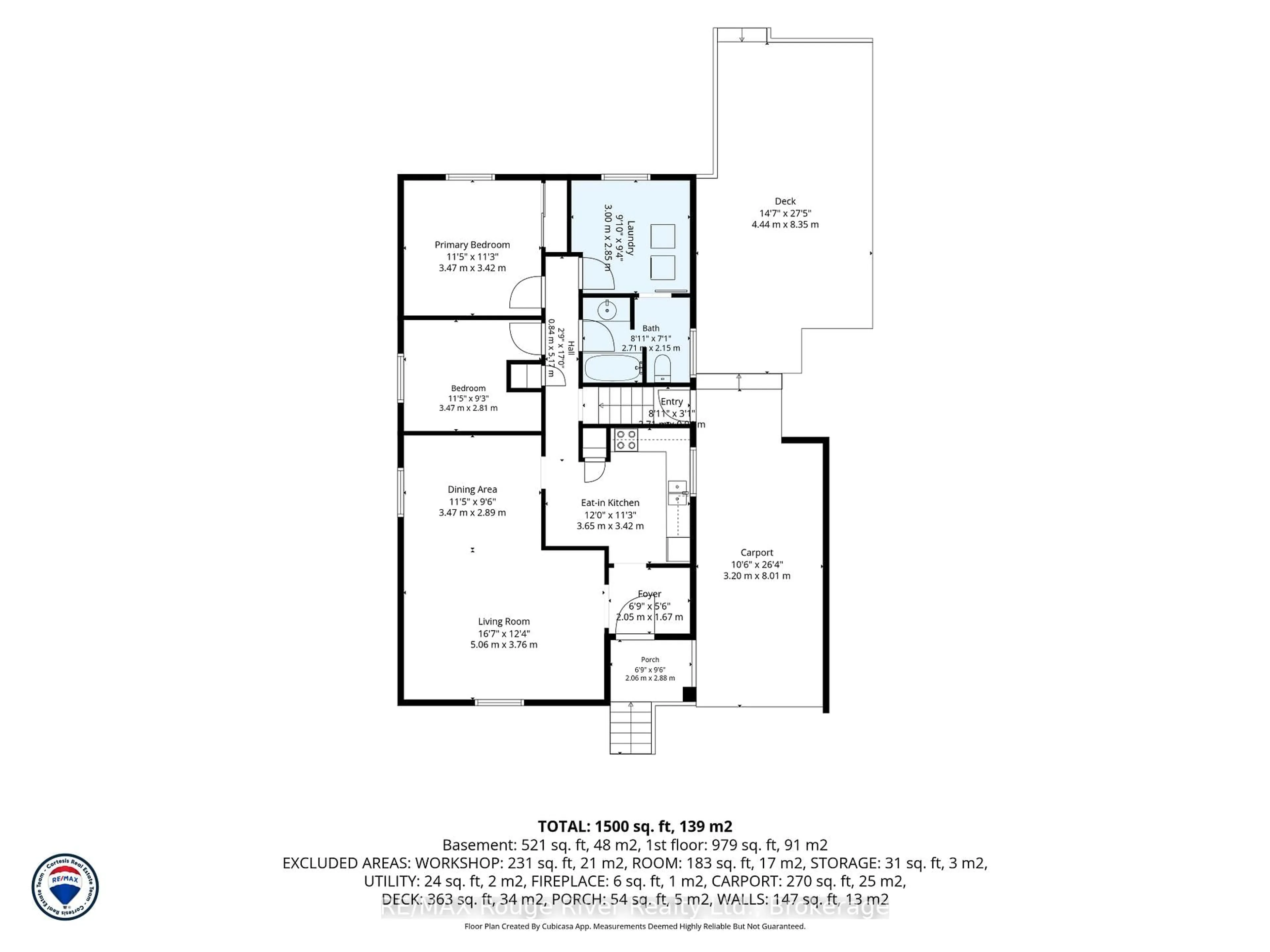 Floor plan for 42 Meredith Cres, Cobourg Ontario K9A 4M9