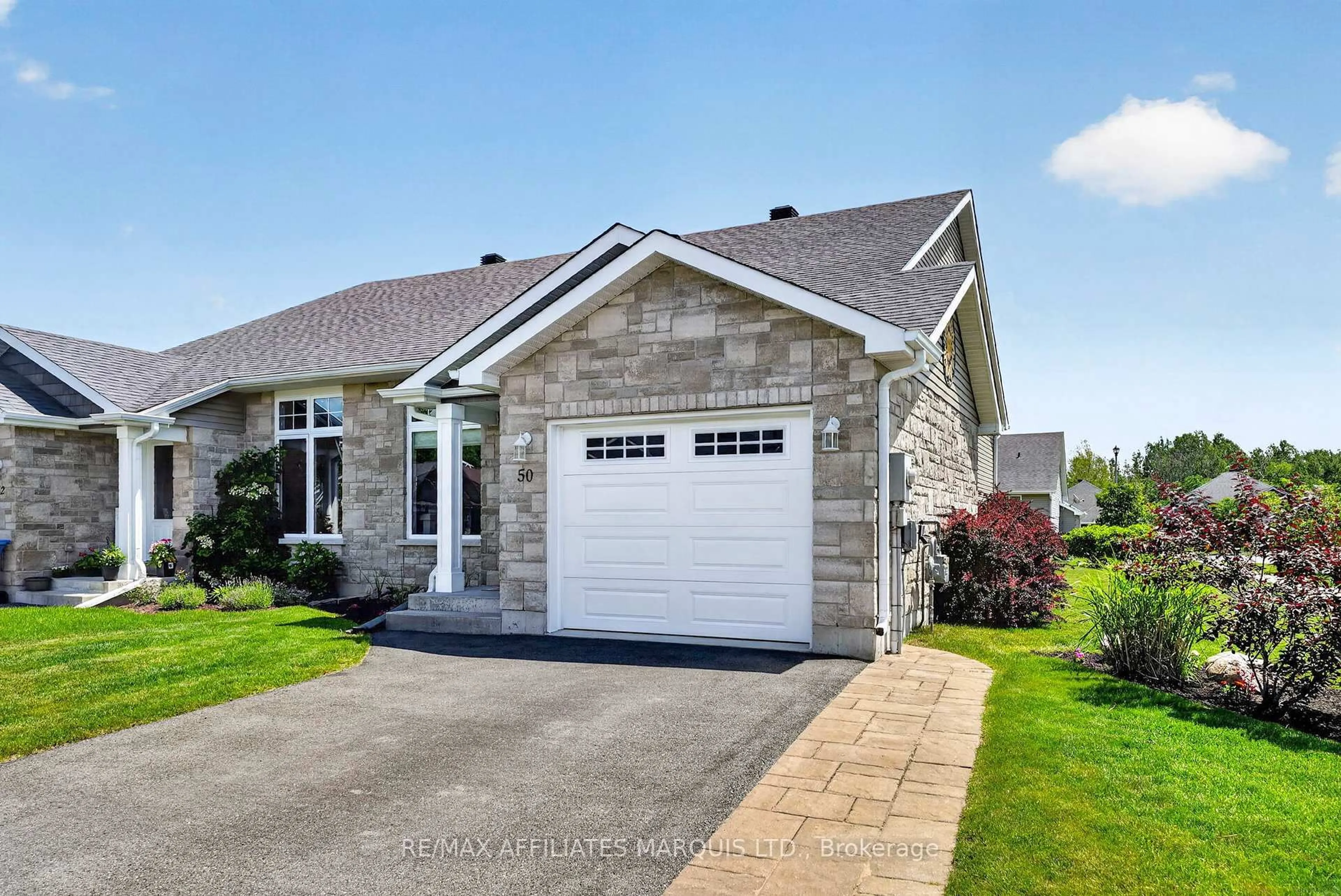 Home with brick exterior material, street for 50 Cameron Cres, Cornwall Ontario K6K 0B7