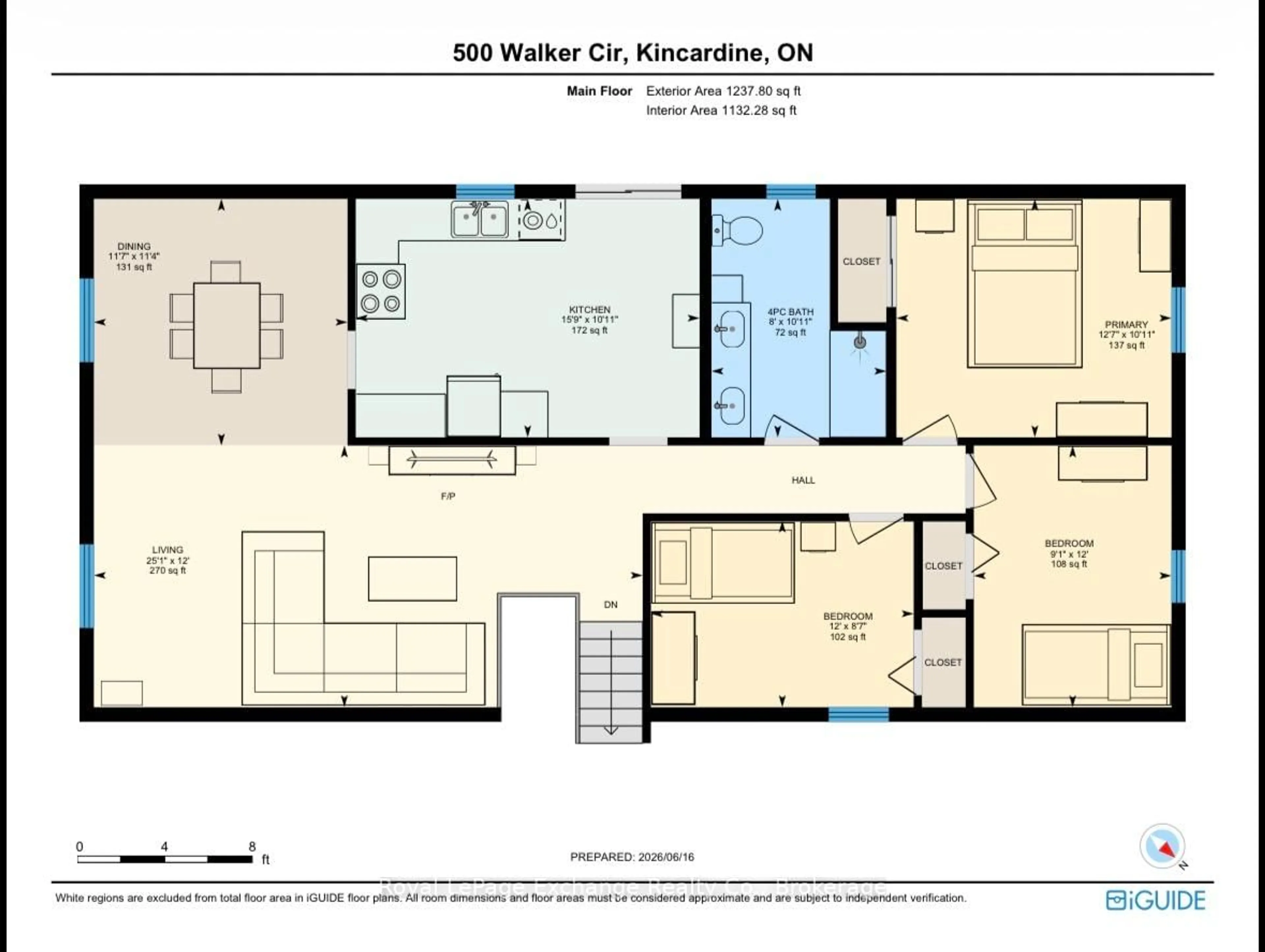 Floor plan for 500 Walkers Circ, Kincardine Ontario N2Z 2G2