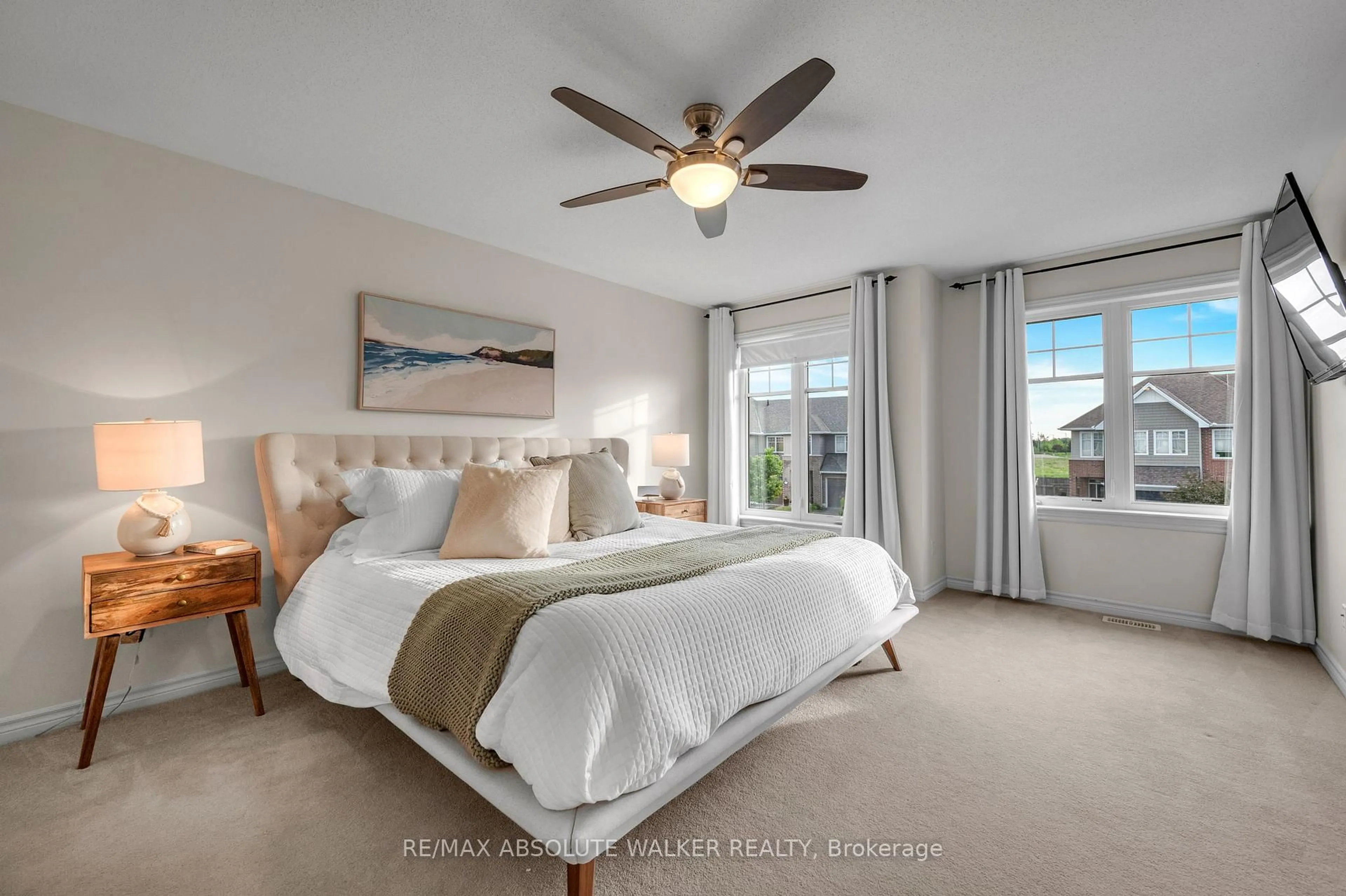Bedroom with bed, unknown for 400 Gerry Lalonde Dr, Ottawa Ontario K4A 0X2