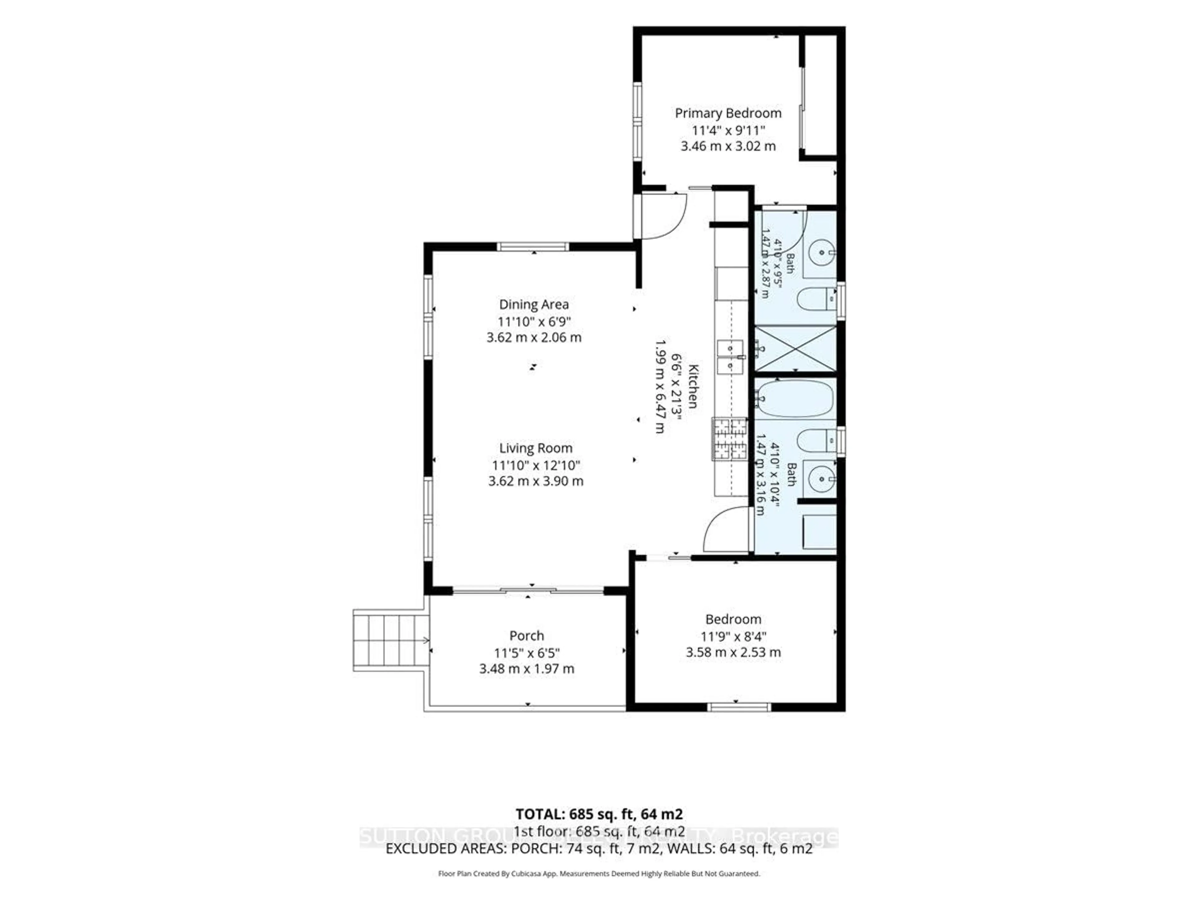 Floor plan for 8685 Rock Glen Rd #415, Lambton Shores Ontario N0M 1B0