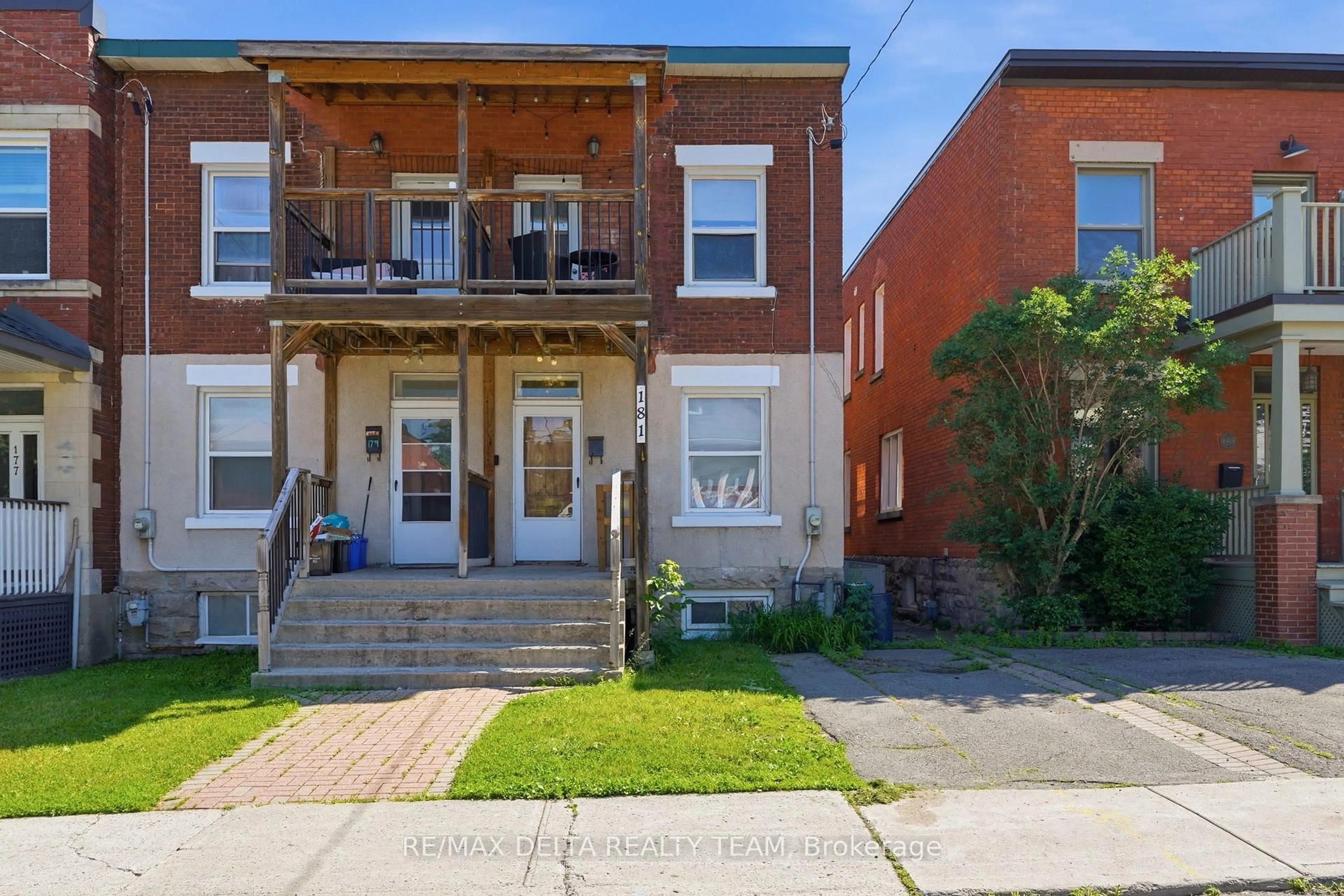Home with brick exterior material, street for 181 Goulburn Ave, Ottawa Ontario K1N 8E3