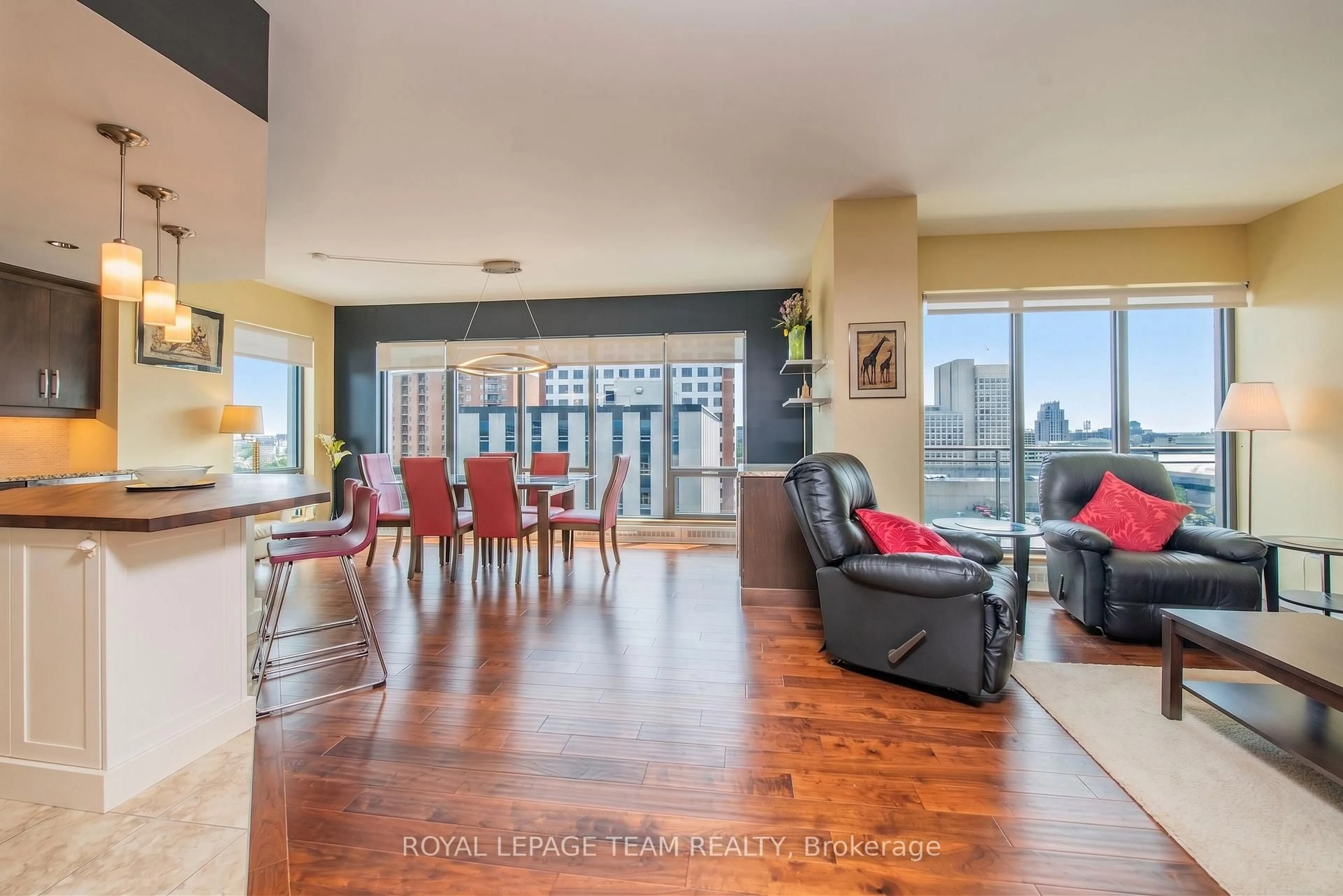 Living room with furniture, unknown for 90 George St #1307, Ottawa Ontario K1N 0A8
