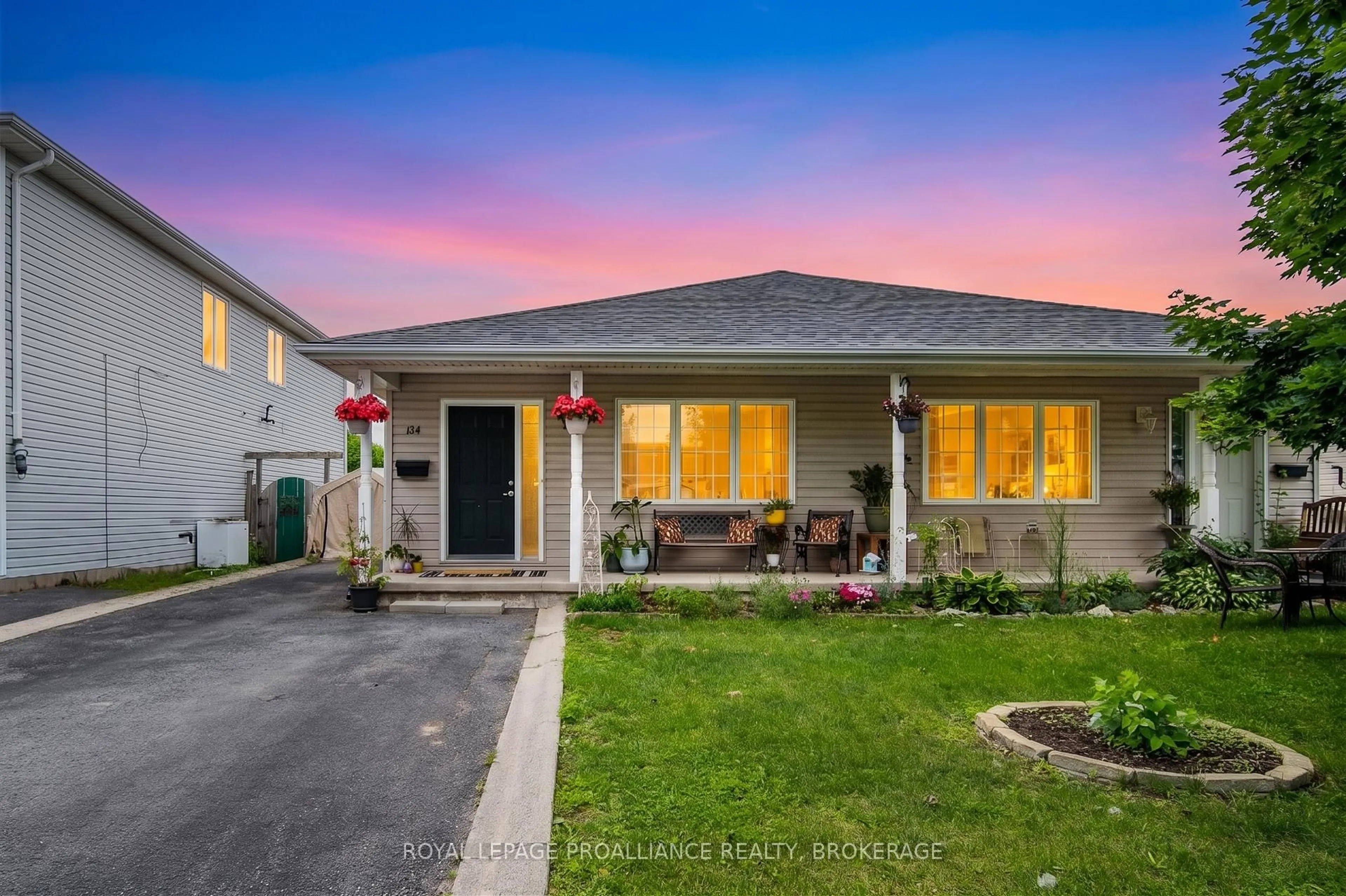 Home with vinyl exterior material, street for 134 Briceland St, Kingston Ontario K7K 7L2