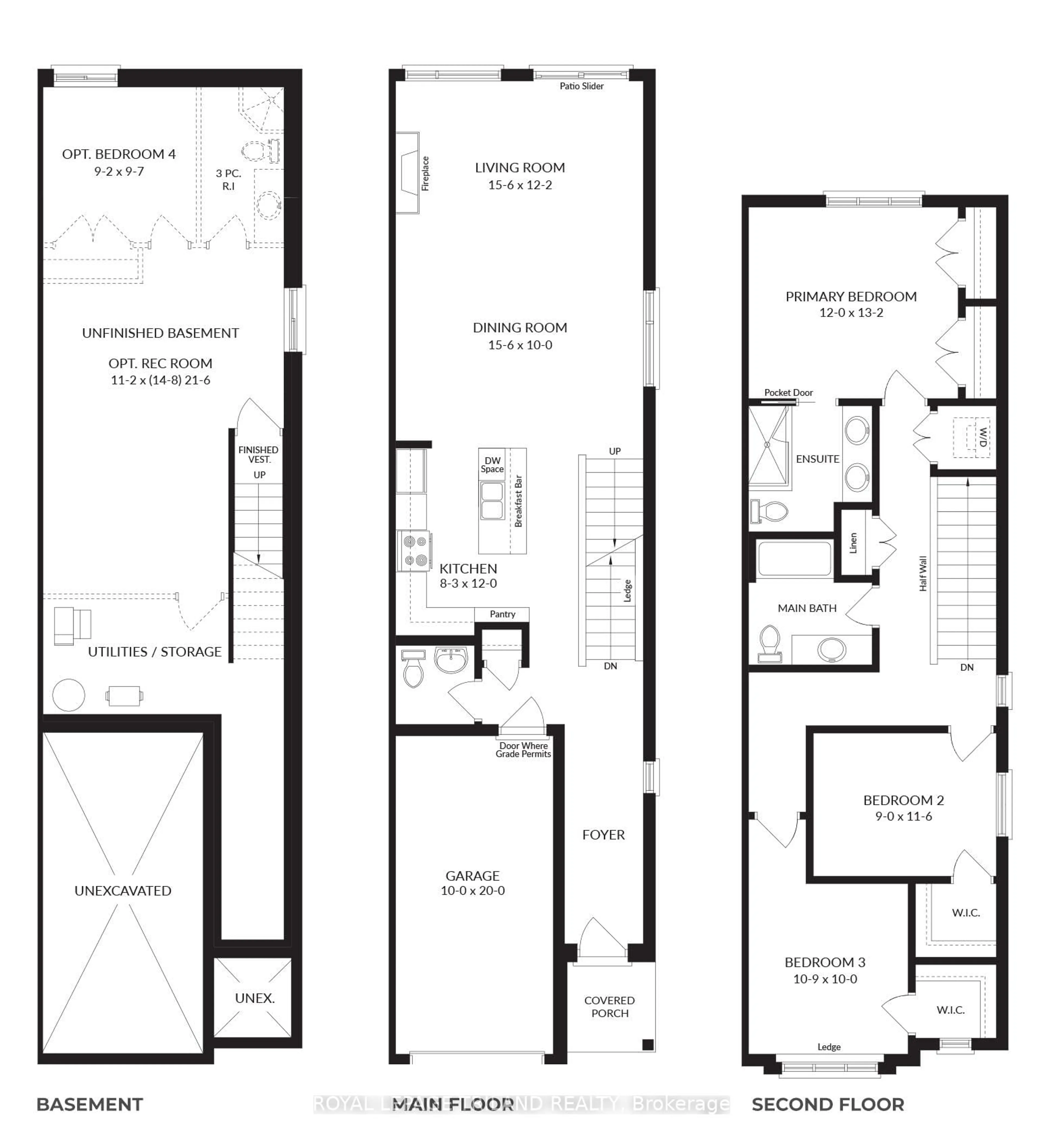 Floor plan for 764 Banyan Lane, London North Ontario N6G 0A6