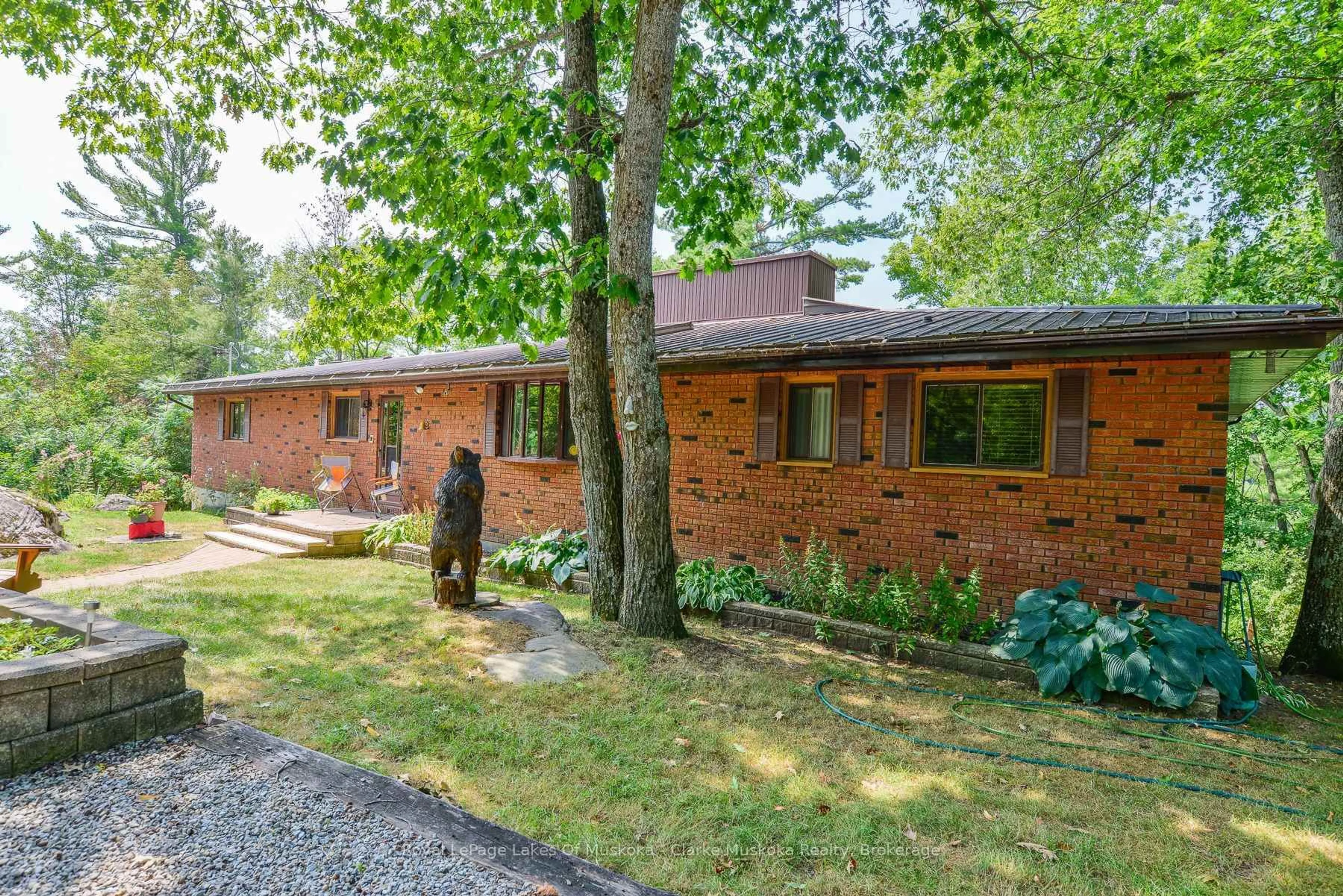 Home with brick exterior material, street for 108 Six Mile Channel Rd, Georgian Bay Ontario L0K 1E0