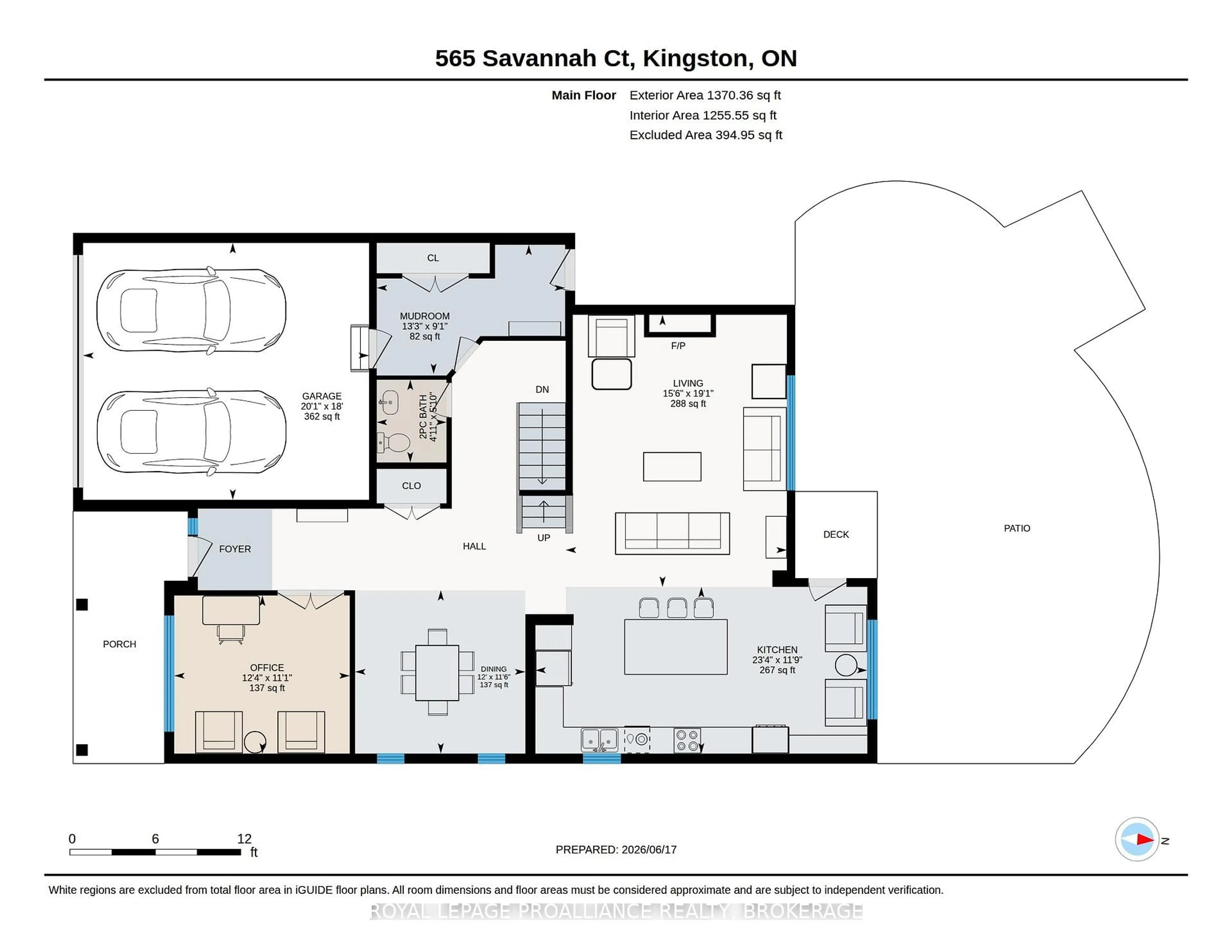Floor plan for 565 Savannah Crt, Kingston Ontario K7P 0L3
