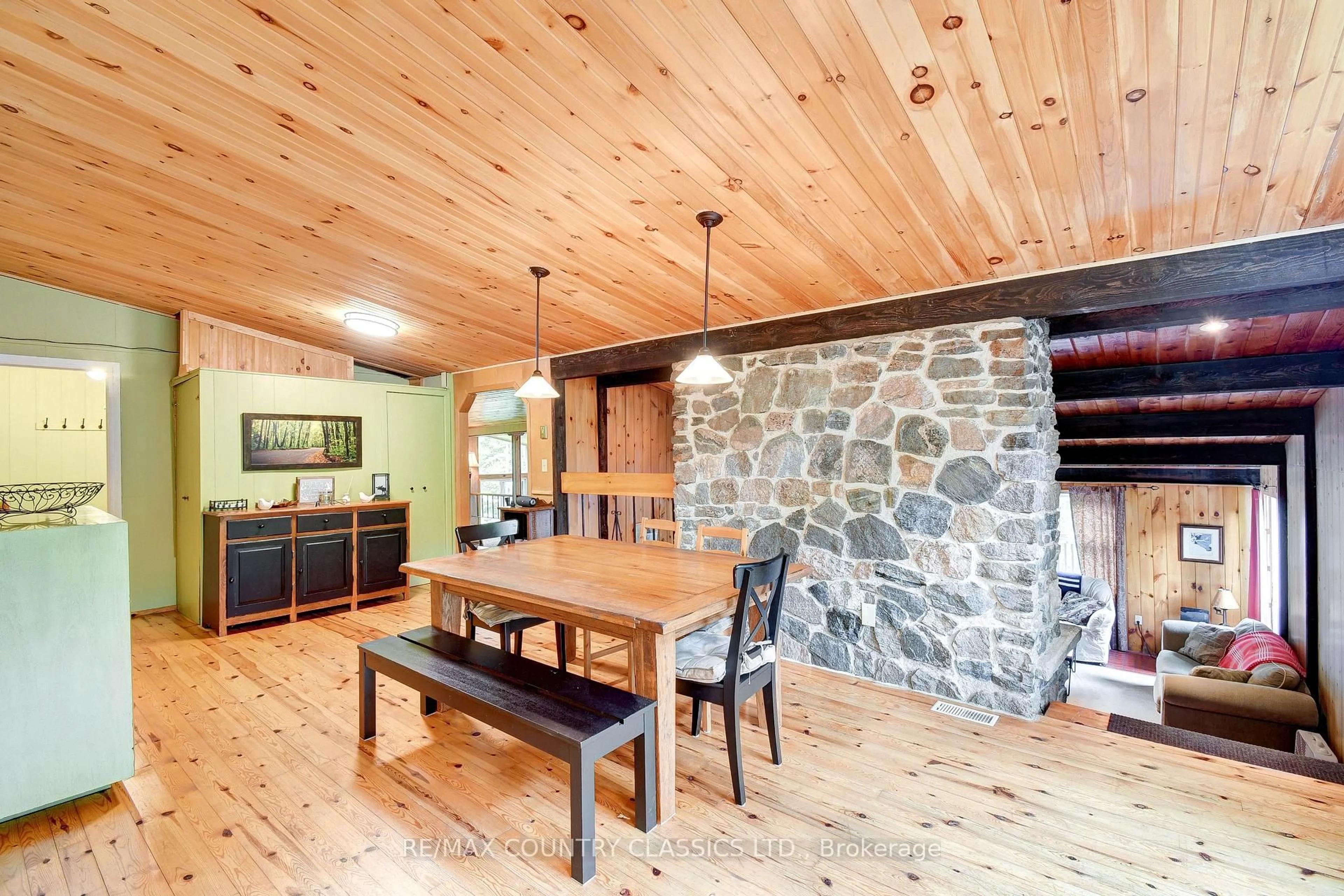 Dining room, wood/laminate floor for 44B Myers Rd, Bancroft Ontario K0L 1C0
