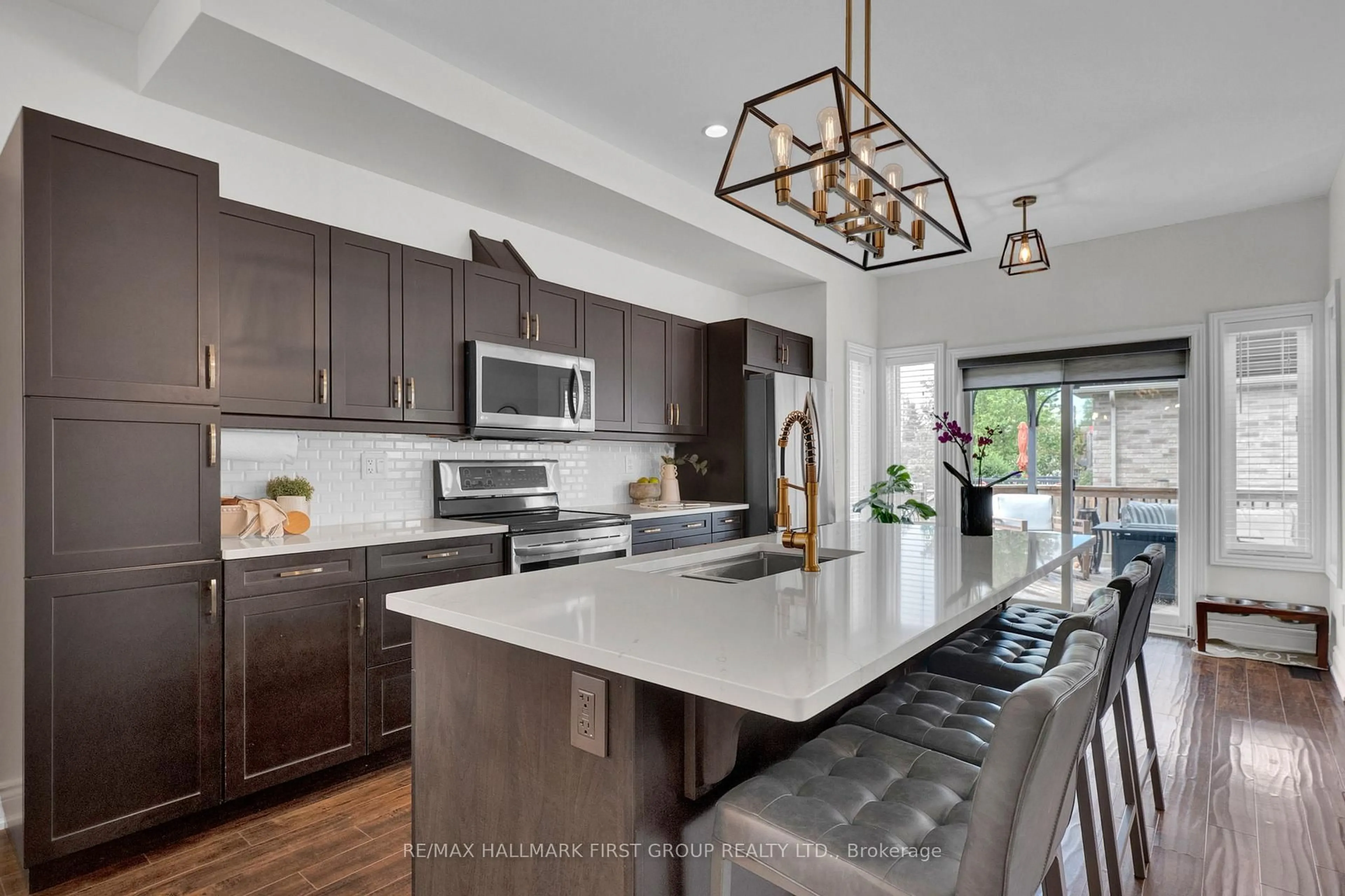Open concept kitchen, ceramic/tile floor for 243 Rollings St, Cobourg Ontario K9A 0G8
