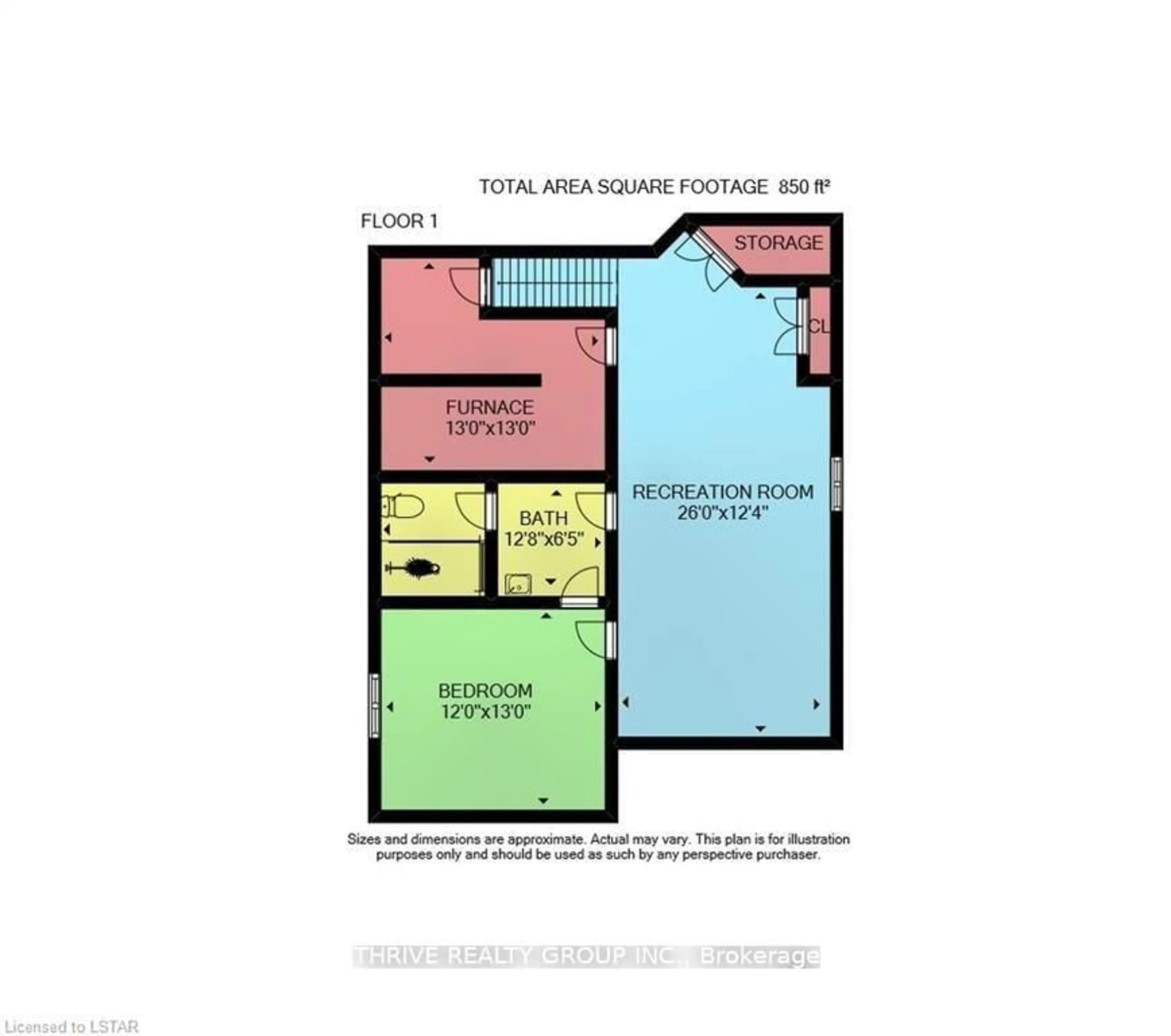 Floor plan for 665 Tennent Ave, London North Ontario N5X 1L7