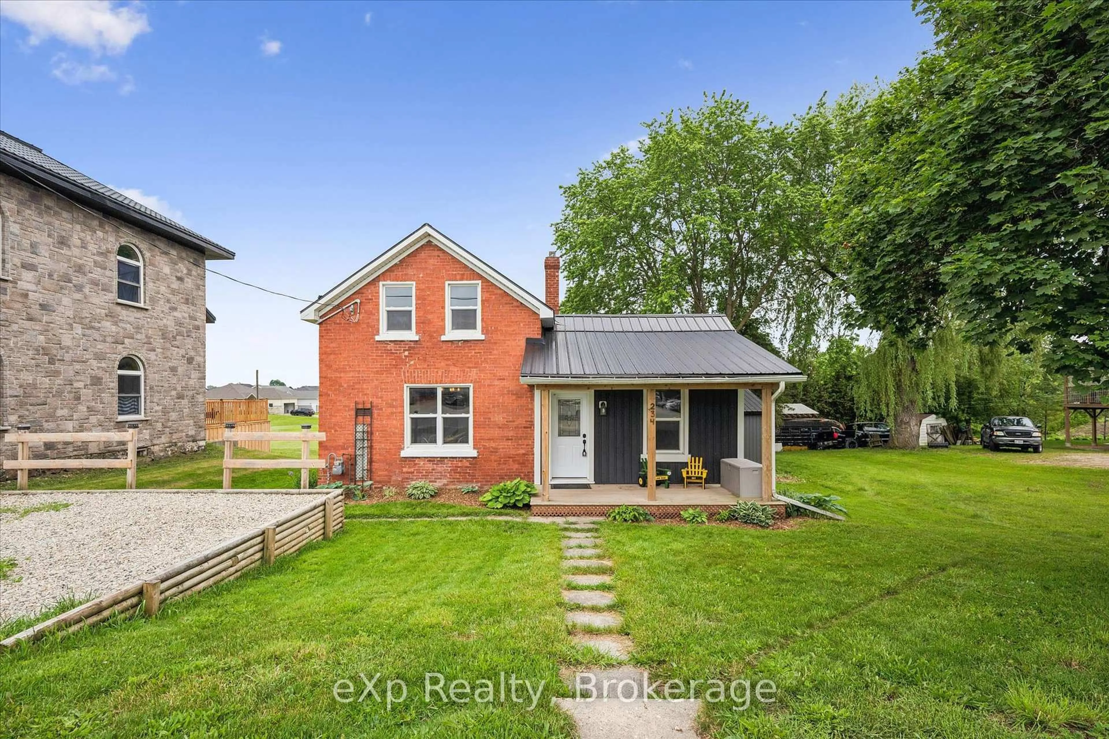 A pic from outside/outdoor area/front of a property/back of a property/a pic from drone, street for 234 Elora Street South St, Minto Ontario N0G 1Z0