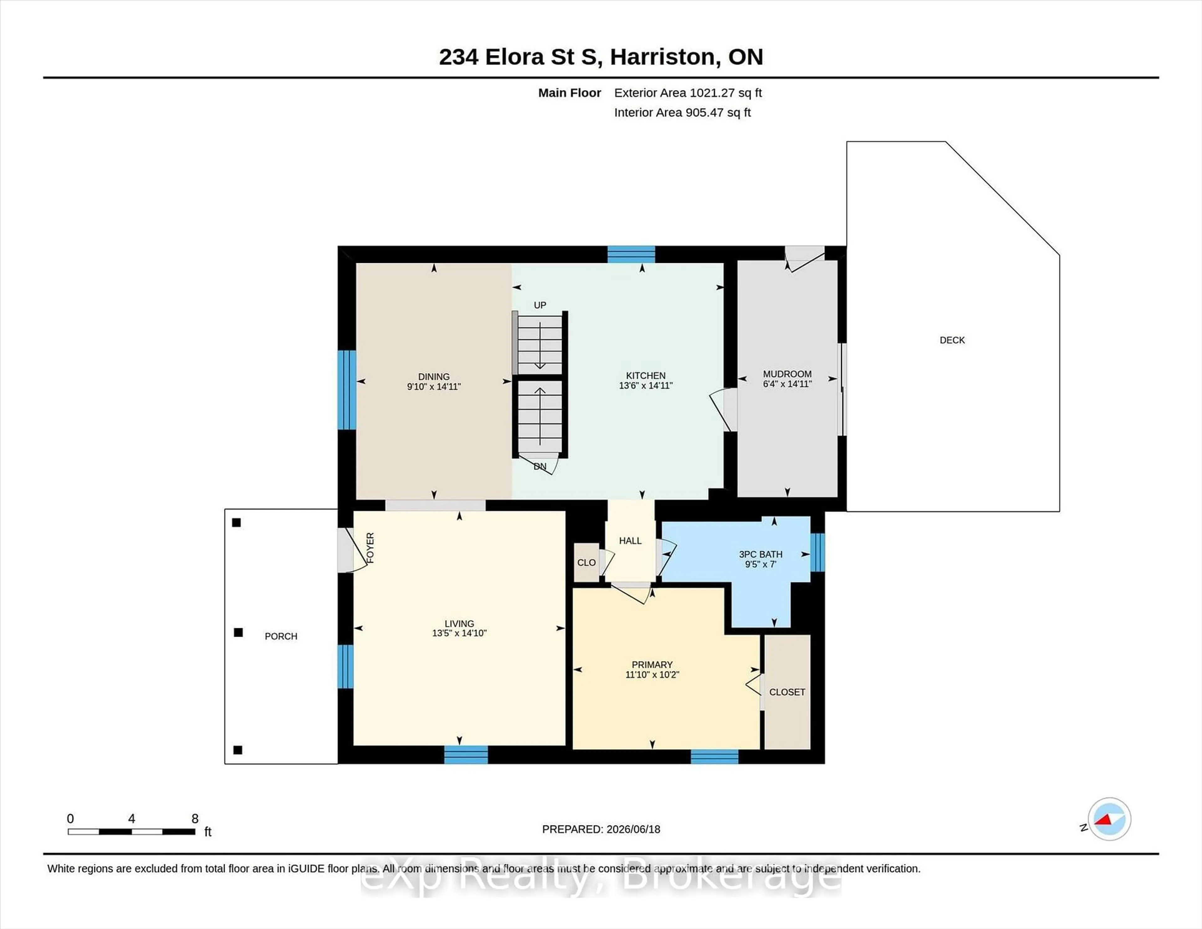 Floor plan for 234 Elora Street South St, Minto Ontario N0G 1Z0
