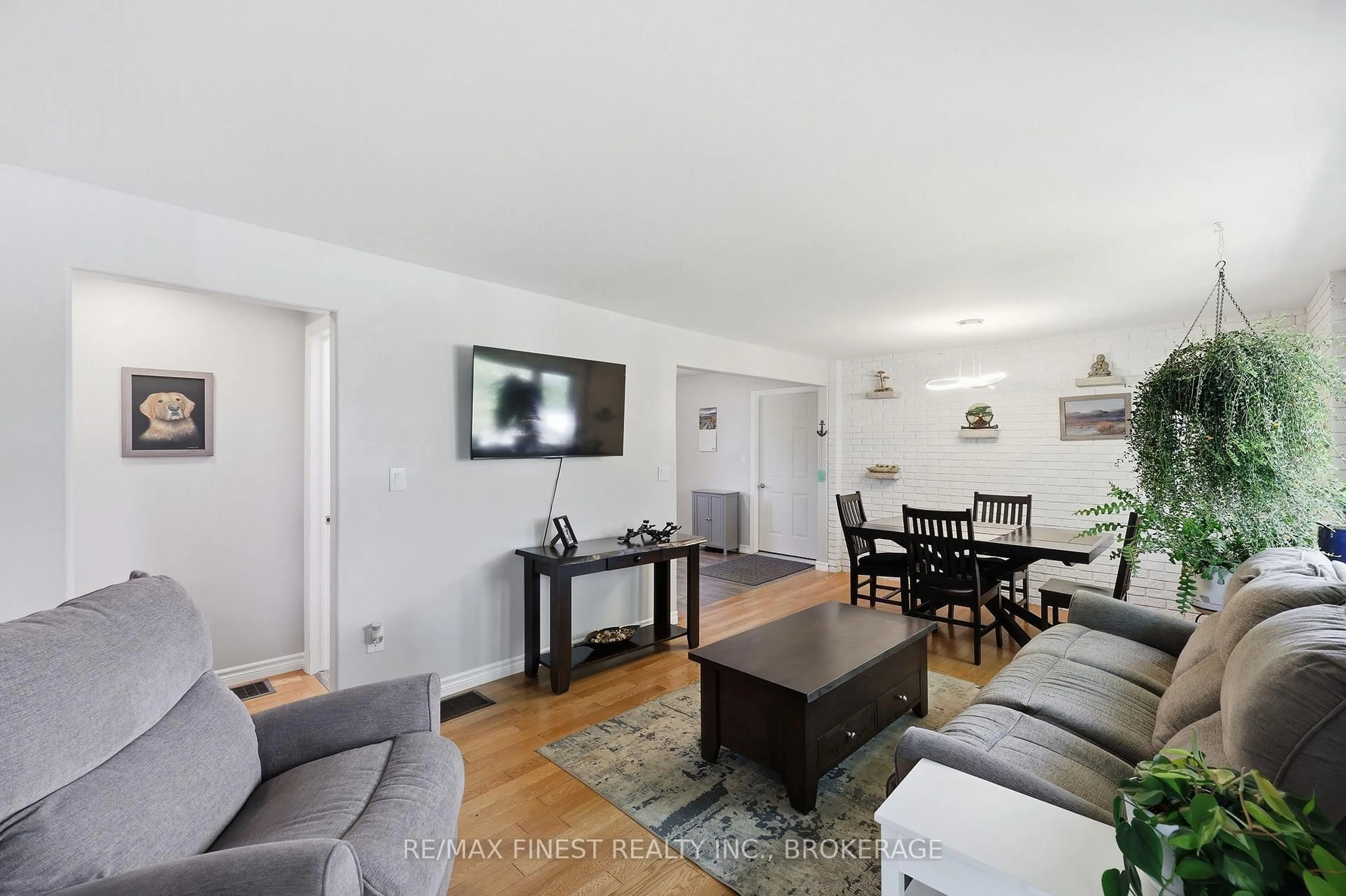 Living room with furniture, unknown for 3700 Yarker Rd, Harrowsmith Ontario K0H 1V0