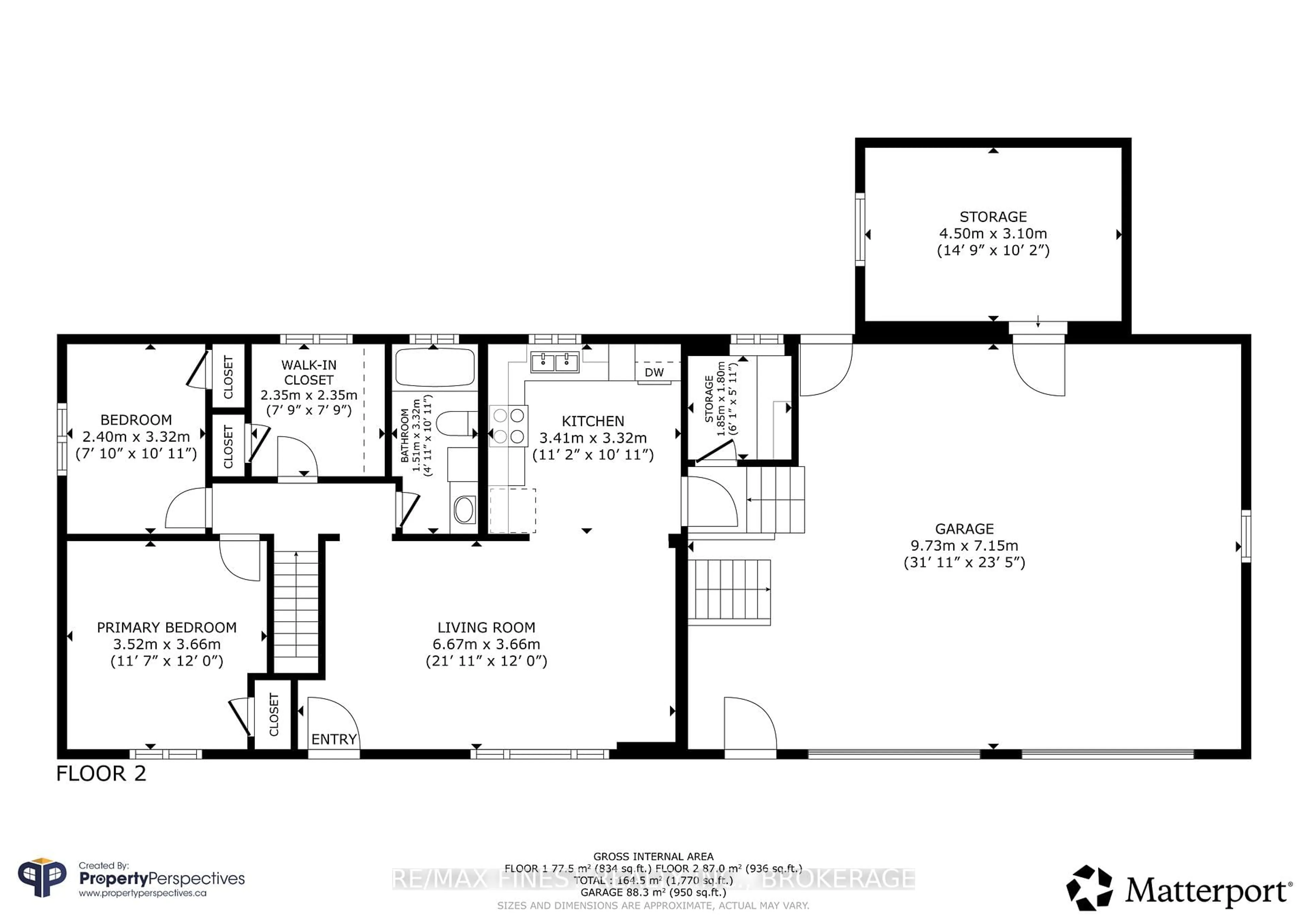 Floor plan for 3700 Yarker Rd, Harrowsmith Ontario K0H 1V0