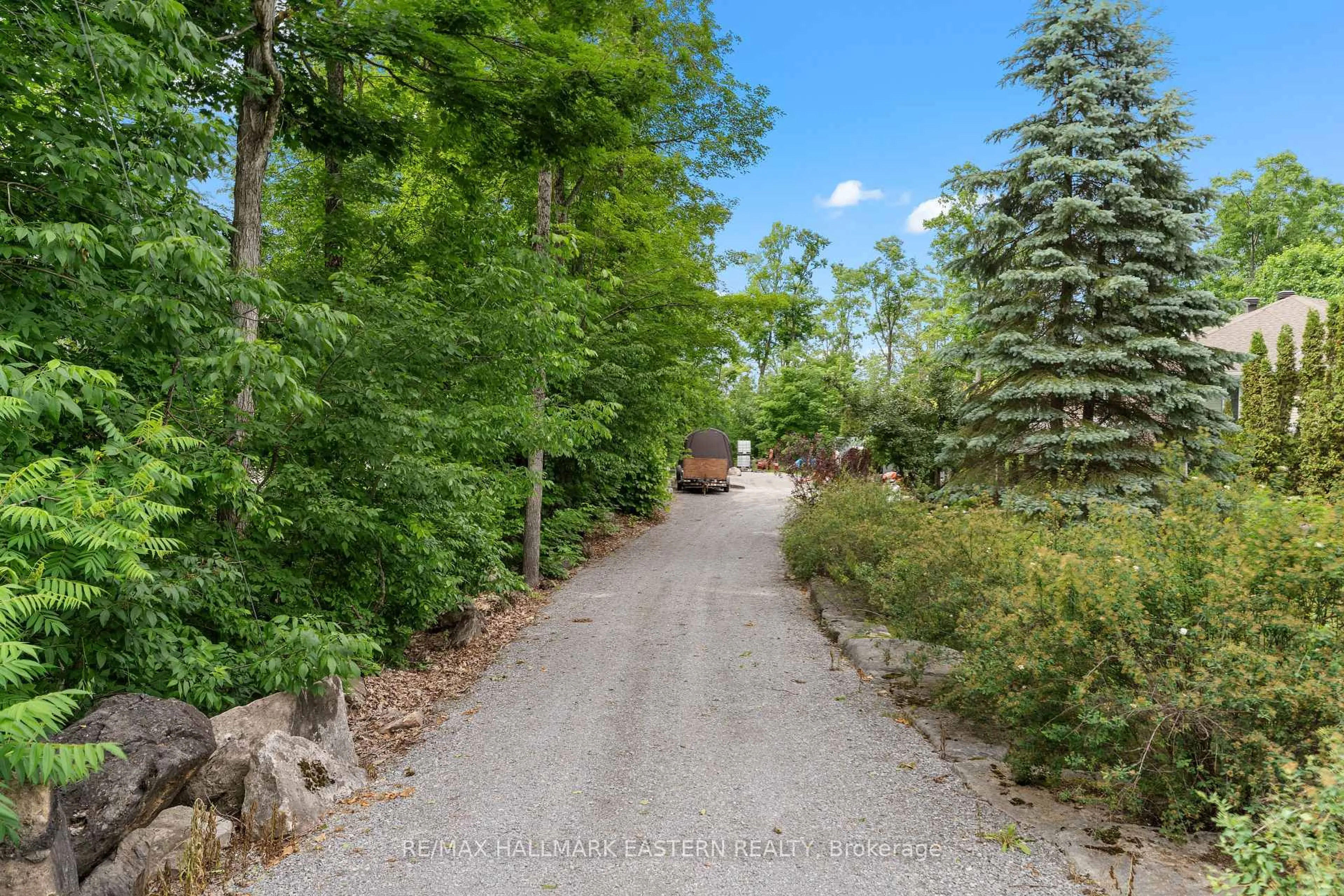 A pic from outside/outdoor area/front of a property/back of a property/a pic from drone, forest/trees view for 139 Lakeland Ave, Trent Lakes Ontario K0L 1J0