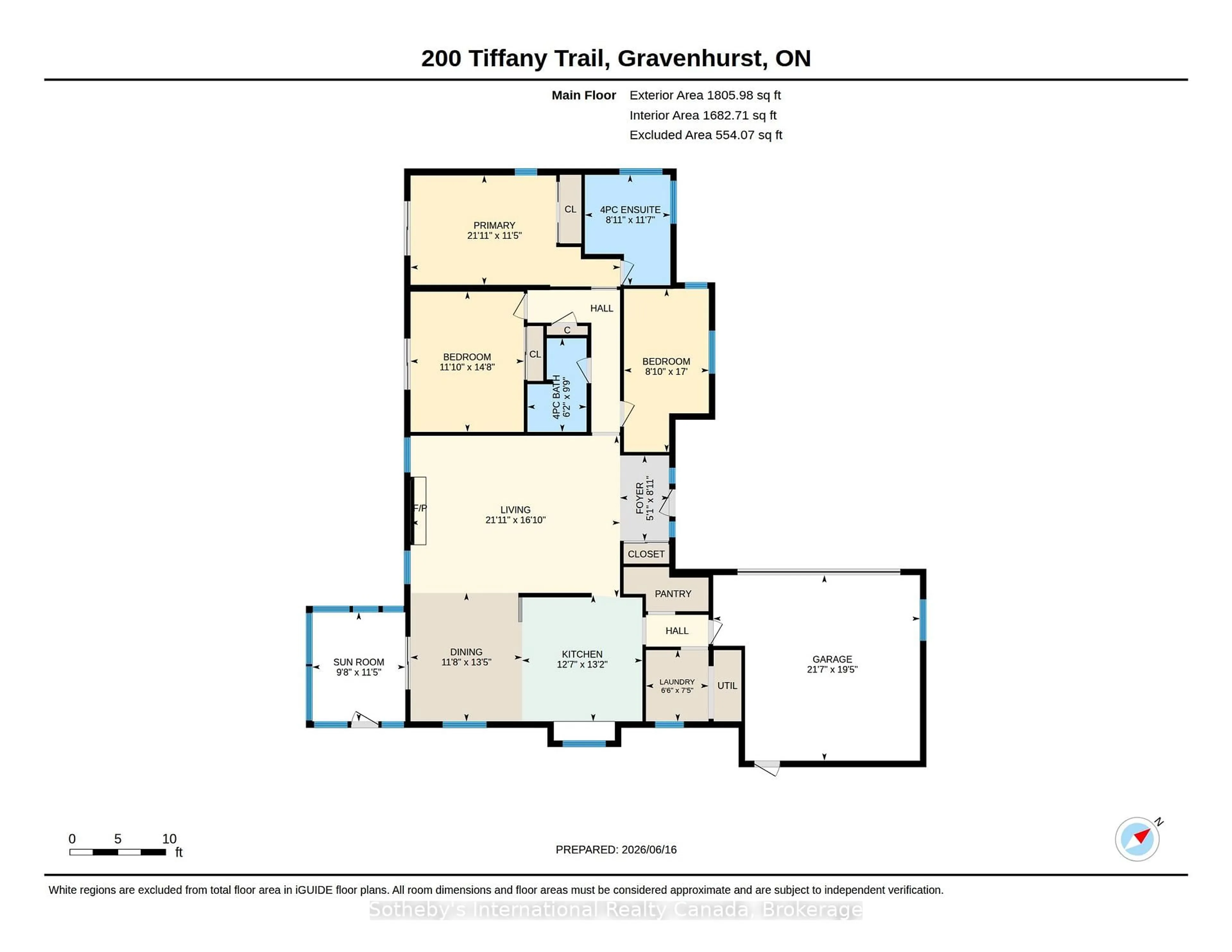 Floor plan for 200 Tiffany Tr, Gravenhurst Ontario P1P 1A6