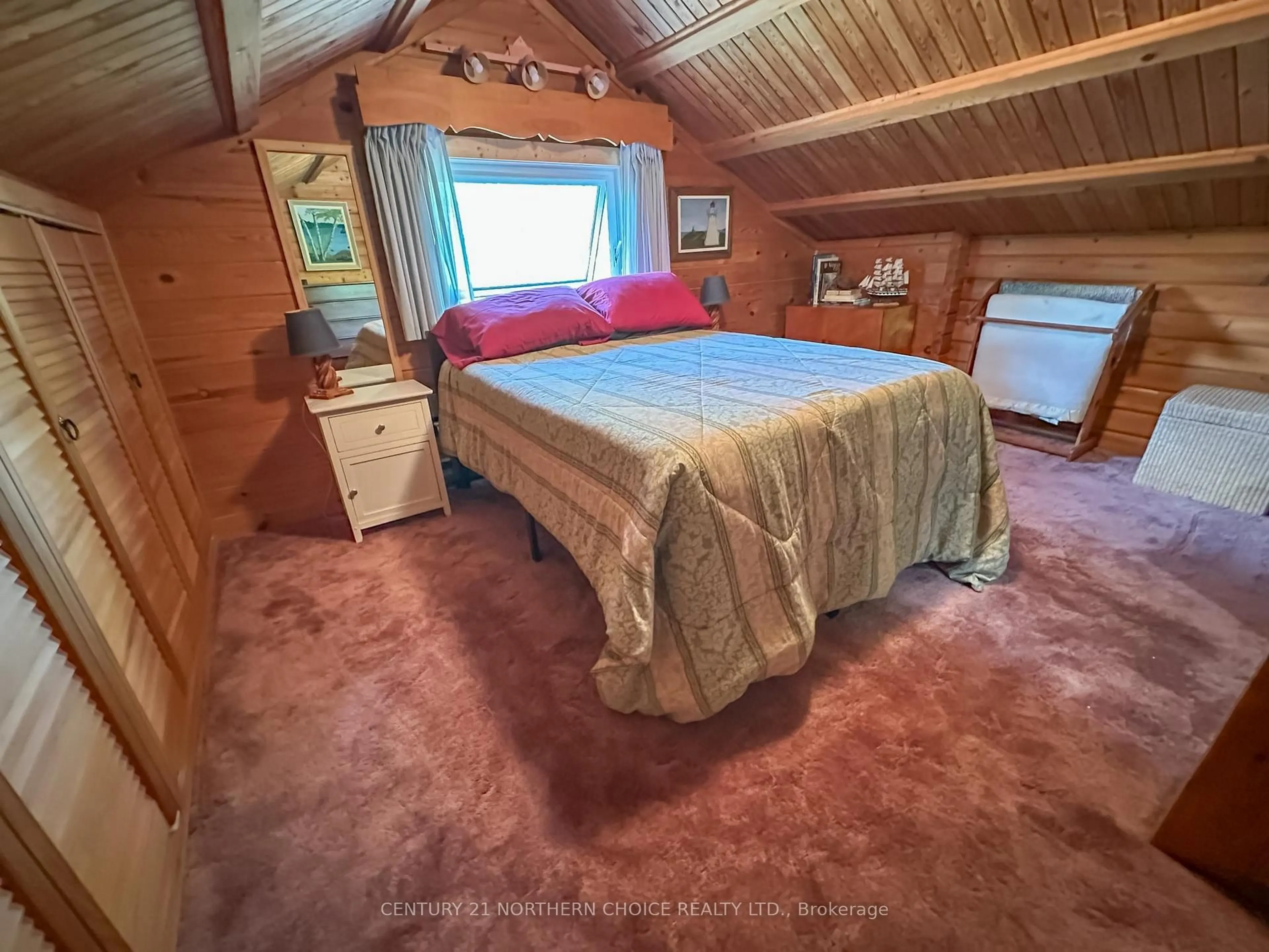 Bedroom with bed, unknown for 2 Donbrock Dr, Kenora Ontario P9N 0A1